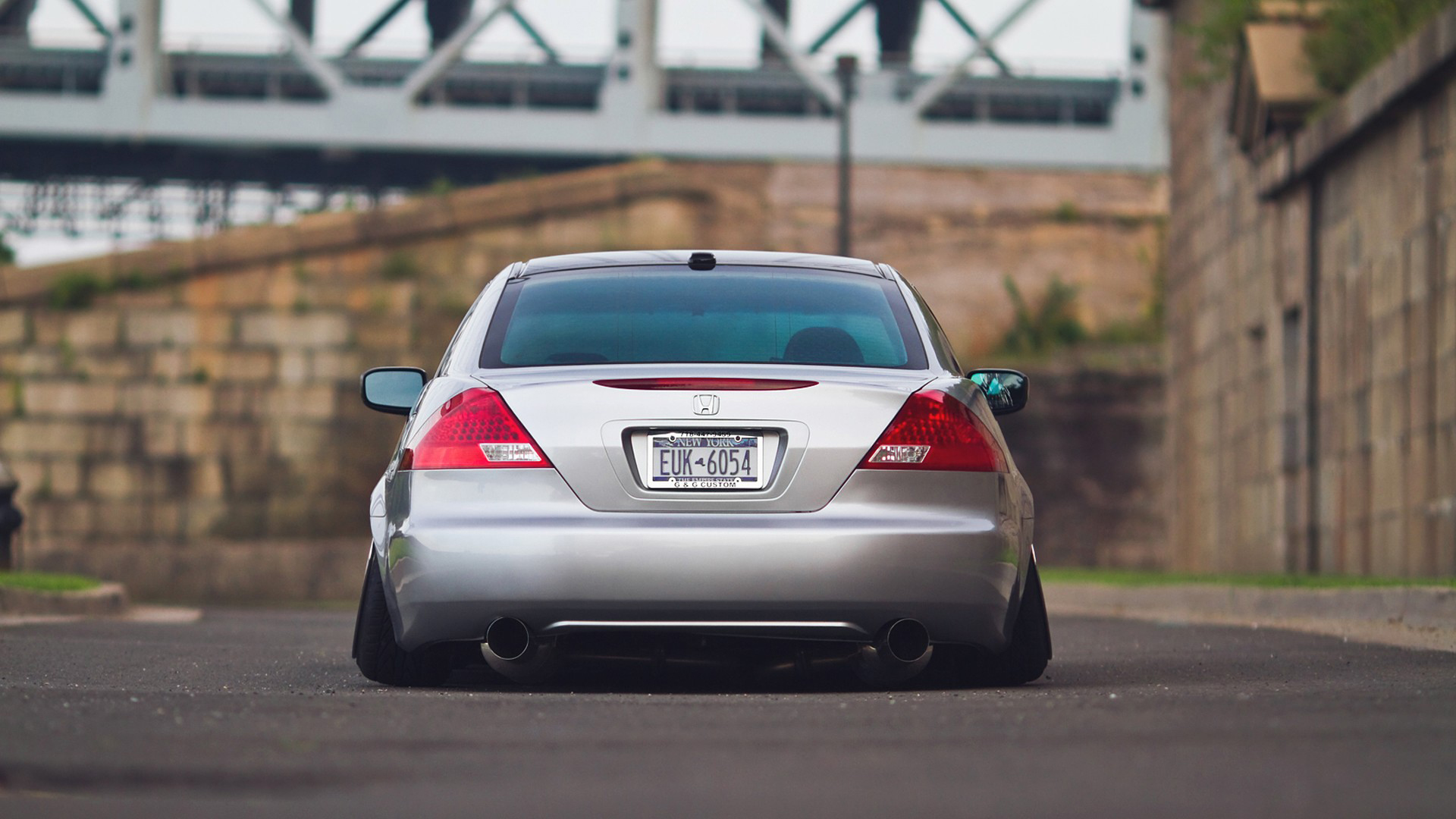 Wallpapers Honda exhaust straight flow on the desktop