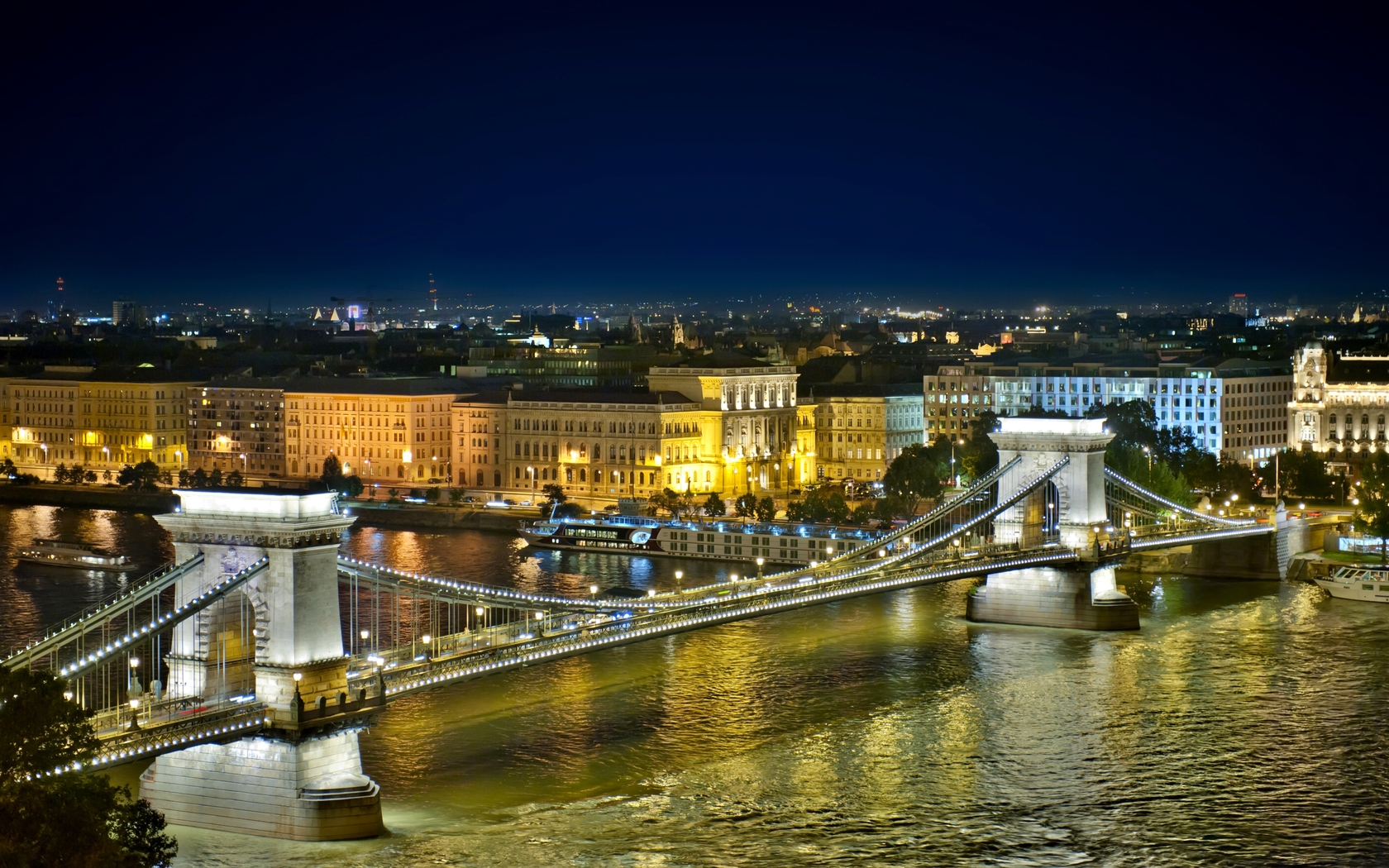 Wallpapers bridge water sky on the desktop