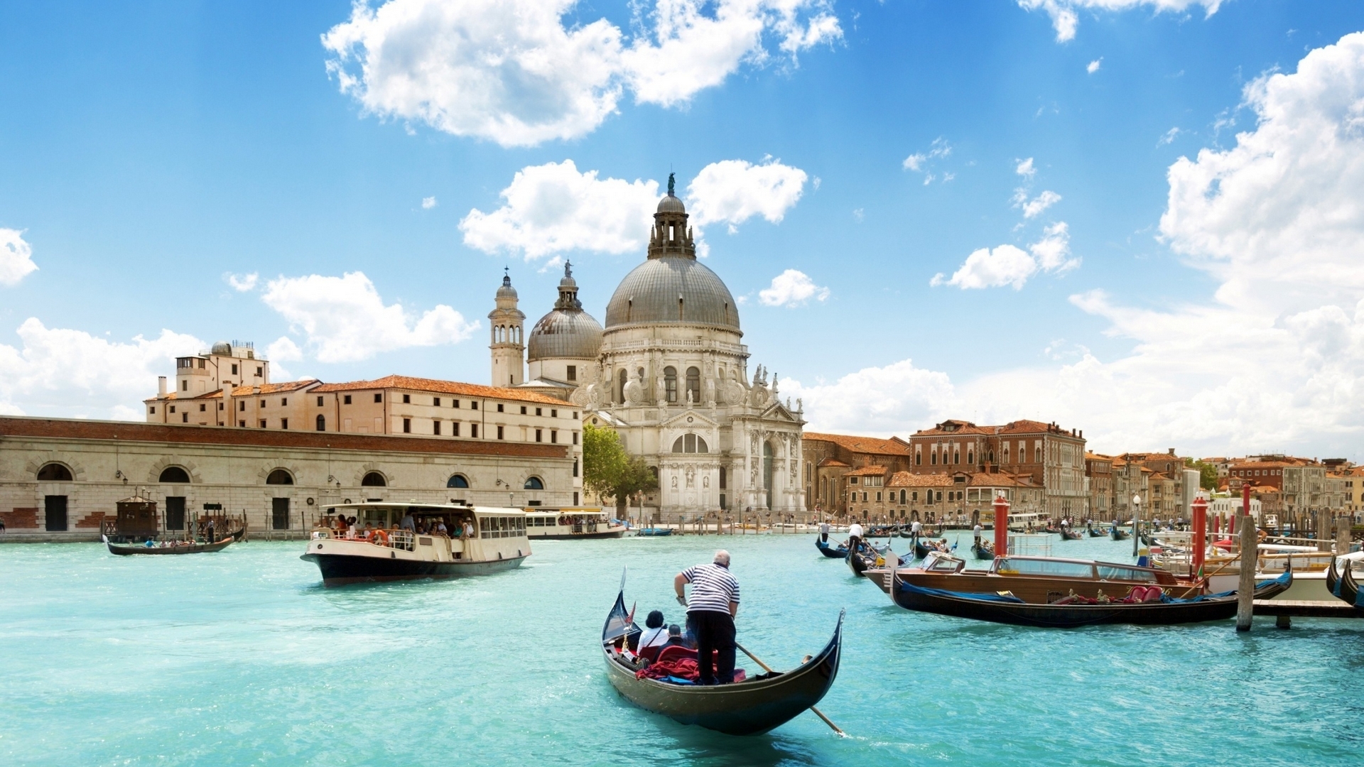 Wallpapers clouds venice people on the desktop