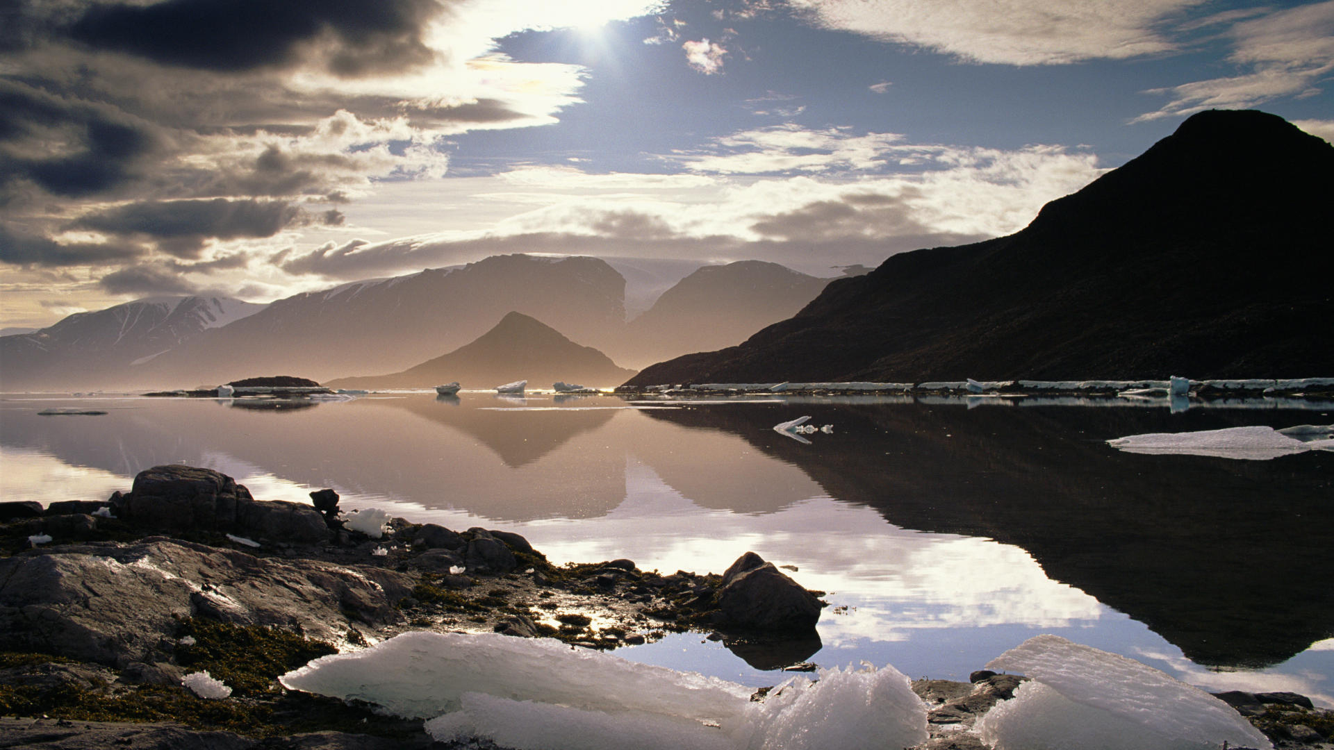 Wallpapers clouds water sea on the desktop