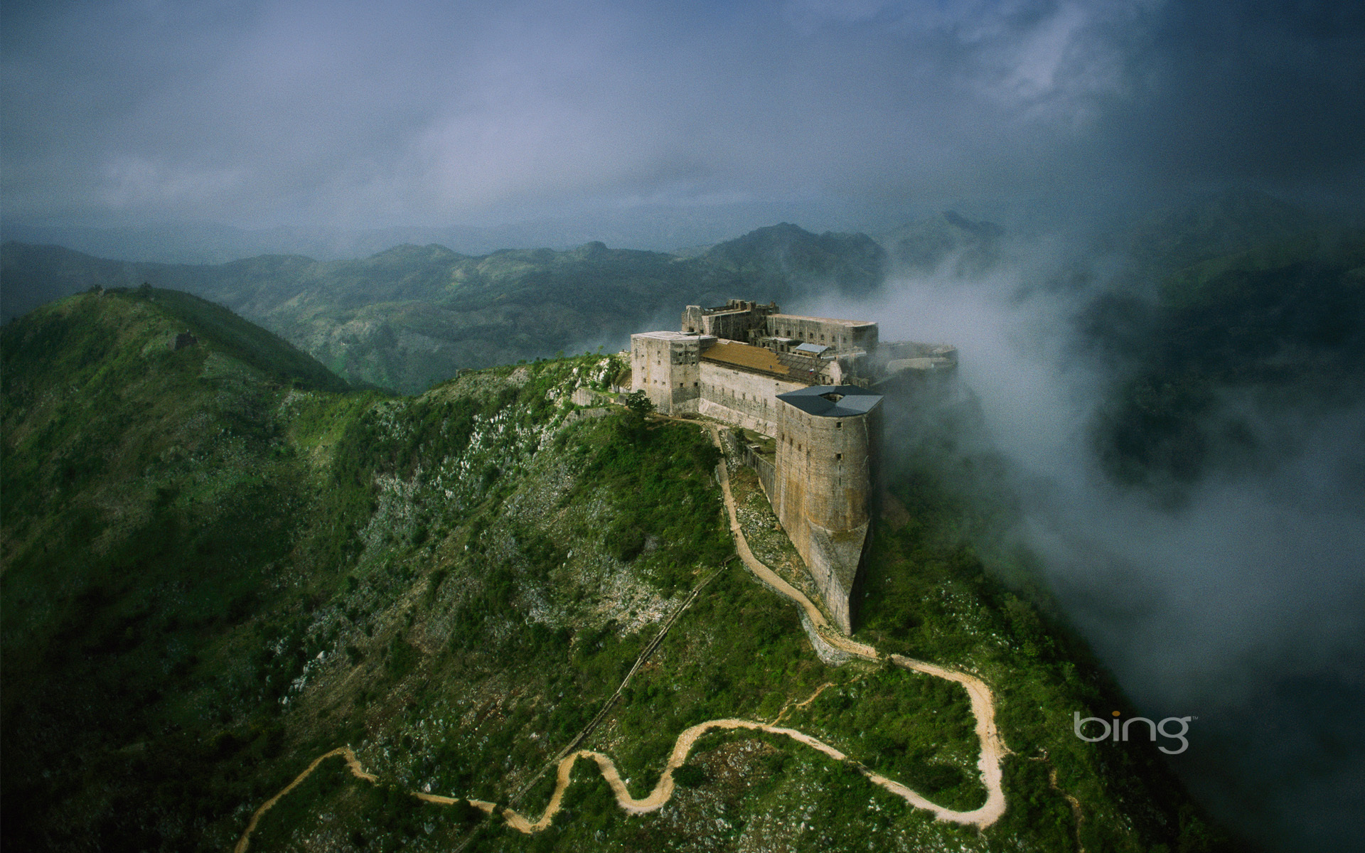 Wallpapers castle citadel la-ferrier on the desktop