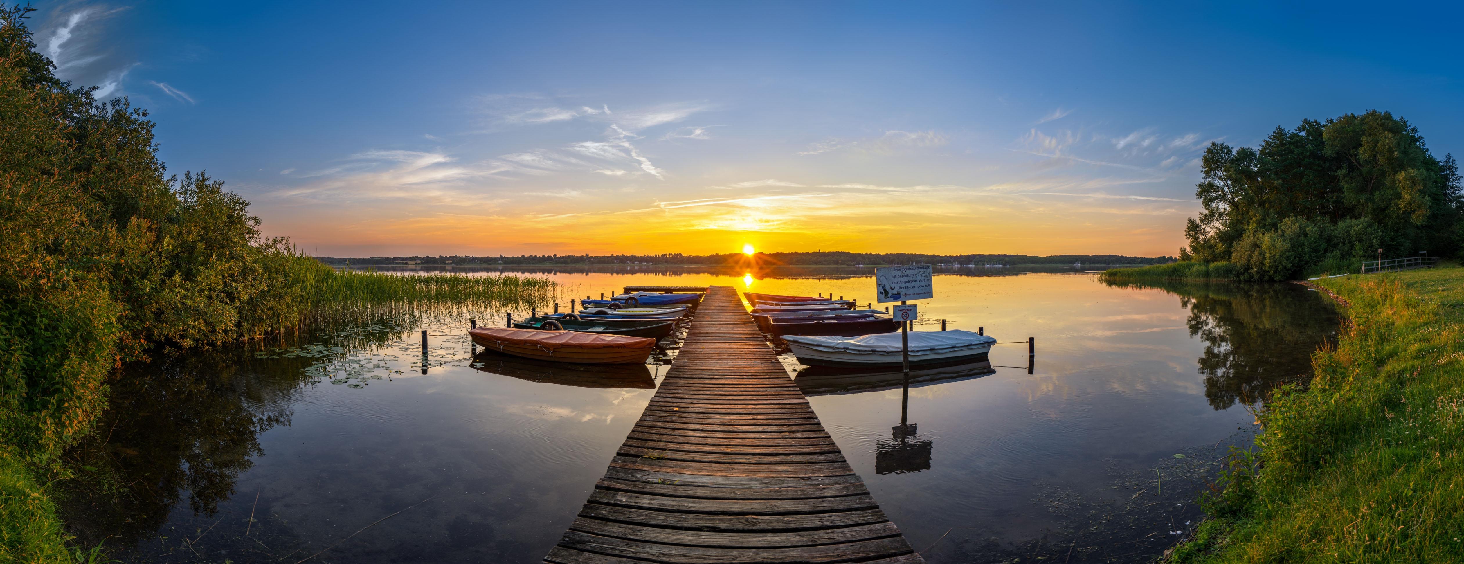 Wallpapers lake Ratzeburg Schleswig-Holstein on the desktop