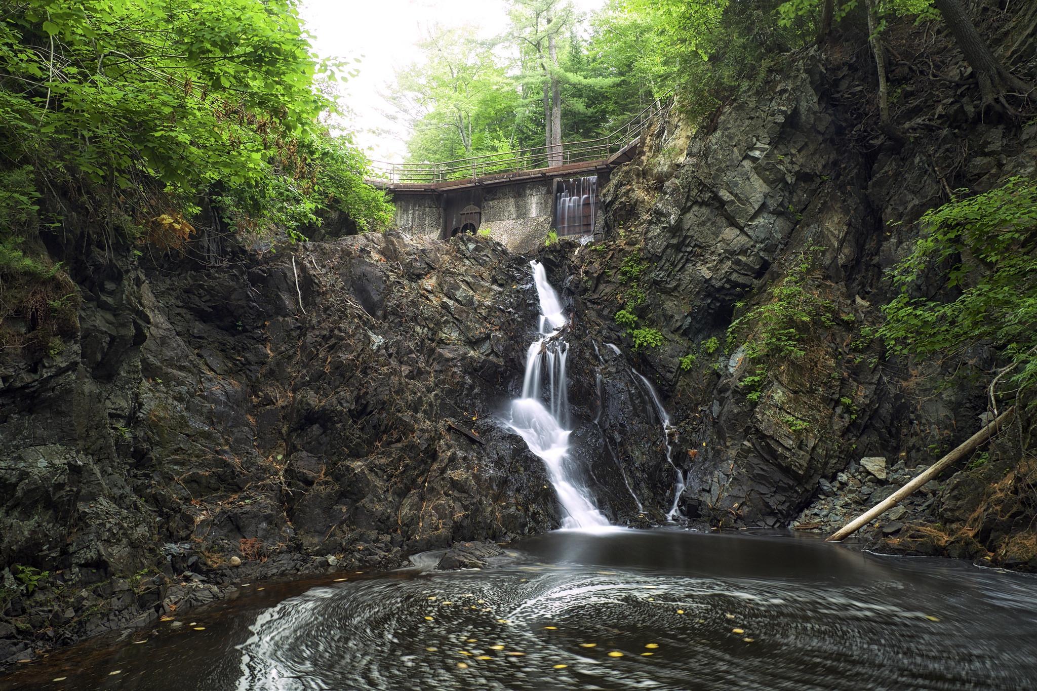 Wallpapers minnehaha falls thayer dam kinsmen park on the desktop