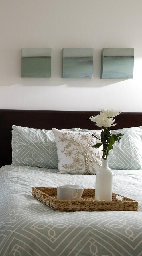 Wallpapers bed window walls on the desktop