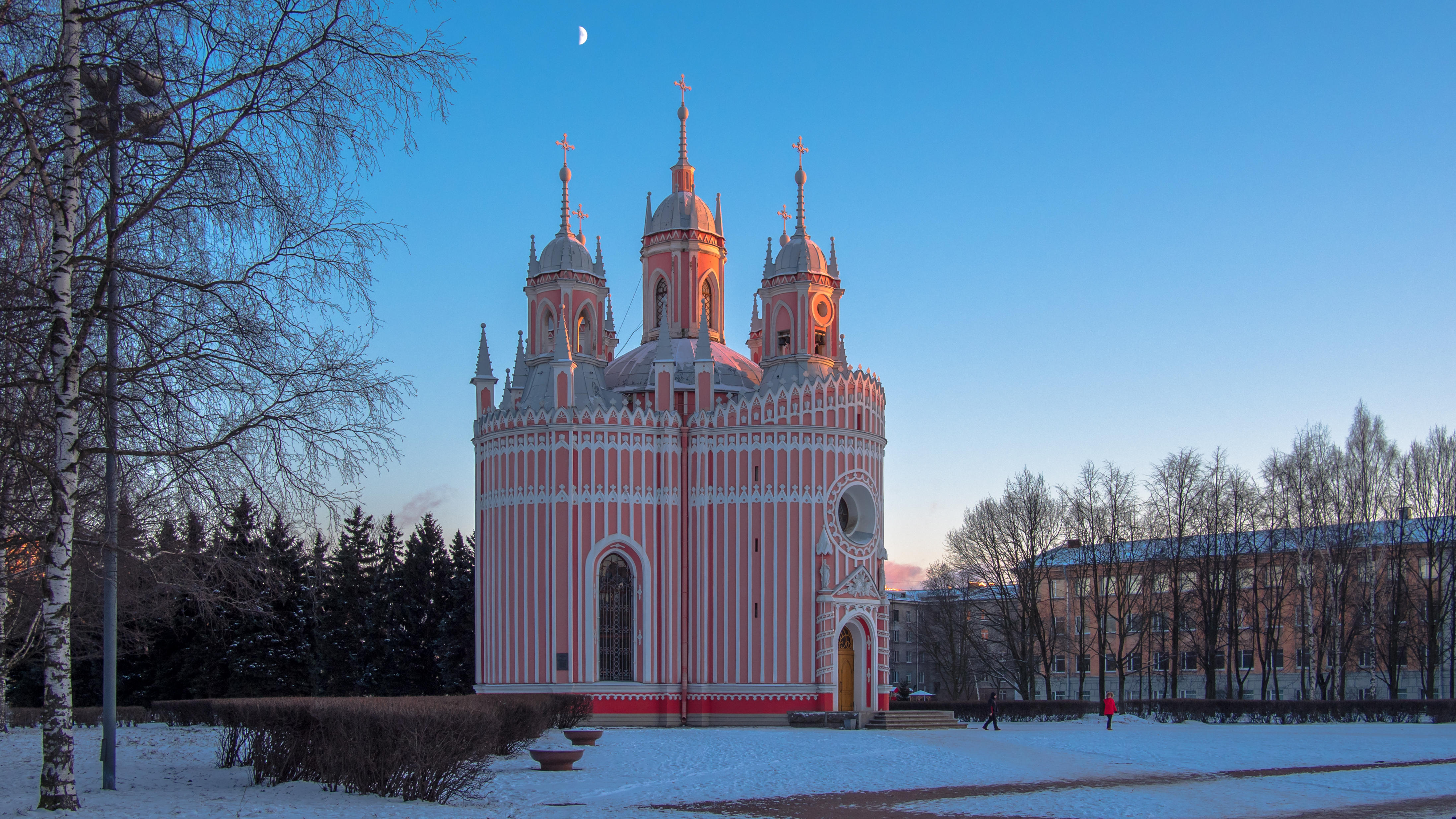 Wallpapers Chesme Church in St -Petersburg city on the desktop