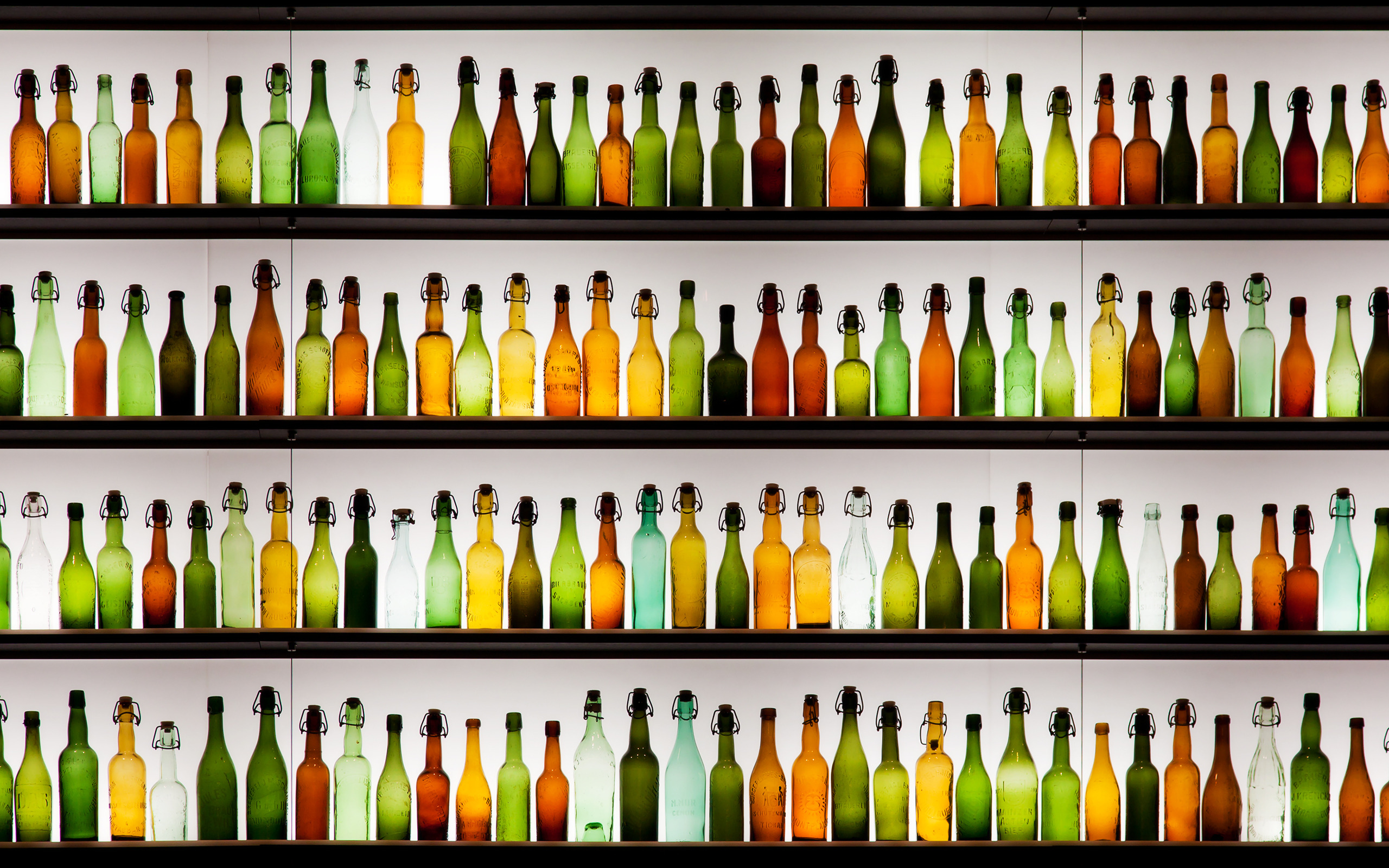 Wallpapers shelving shelves bottles on the desktop