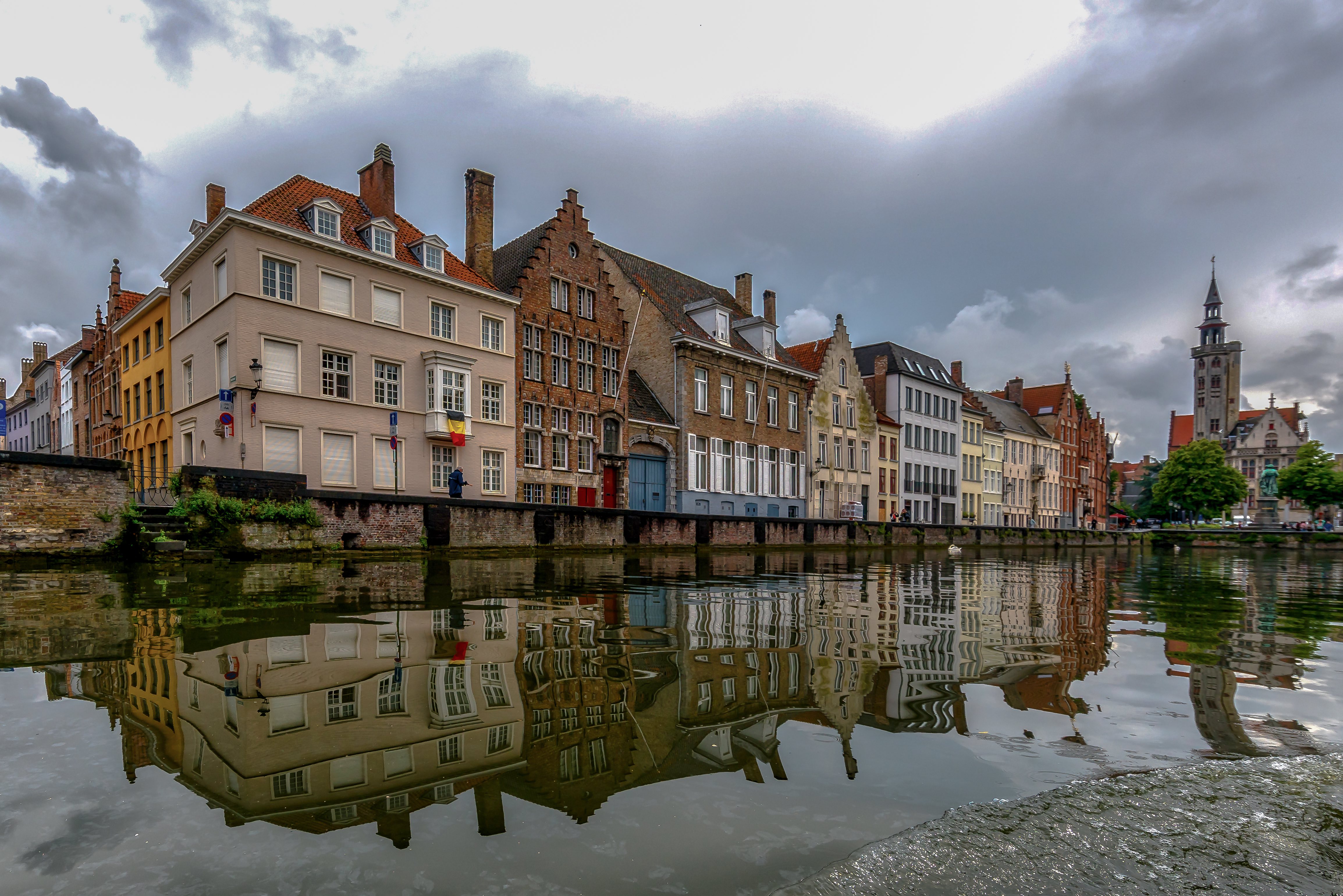 Wallpapers city Belgium houses on the desktop