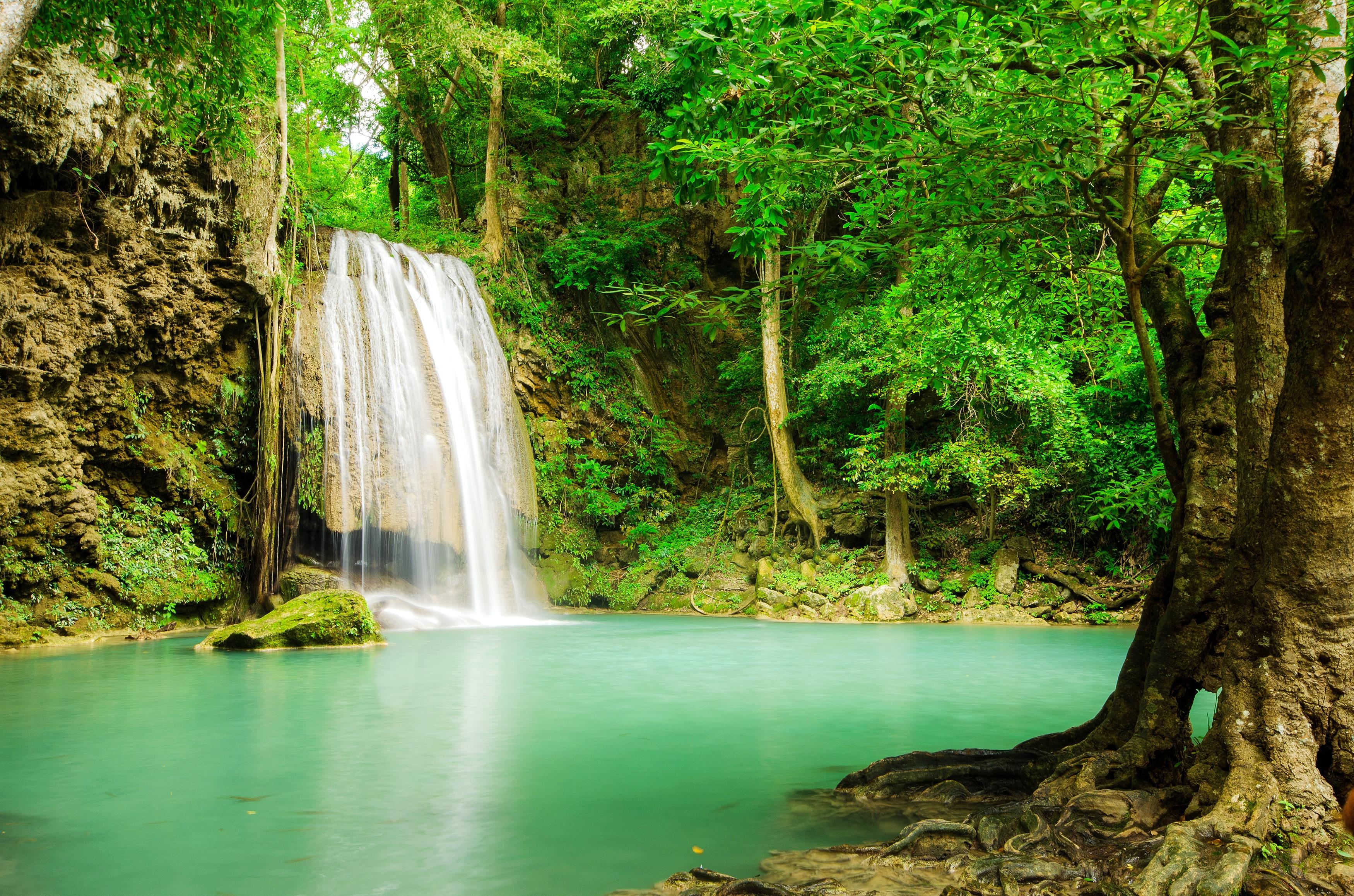 Wallpapers Erawan Waterfall Thailand Kanchanaburi on the desktop