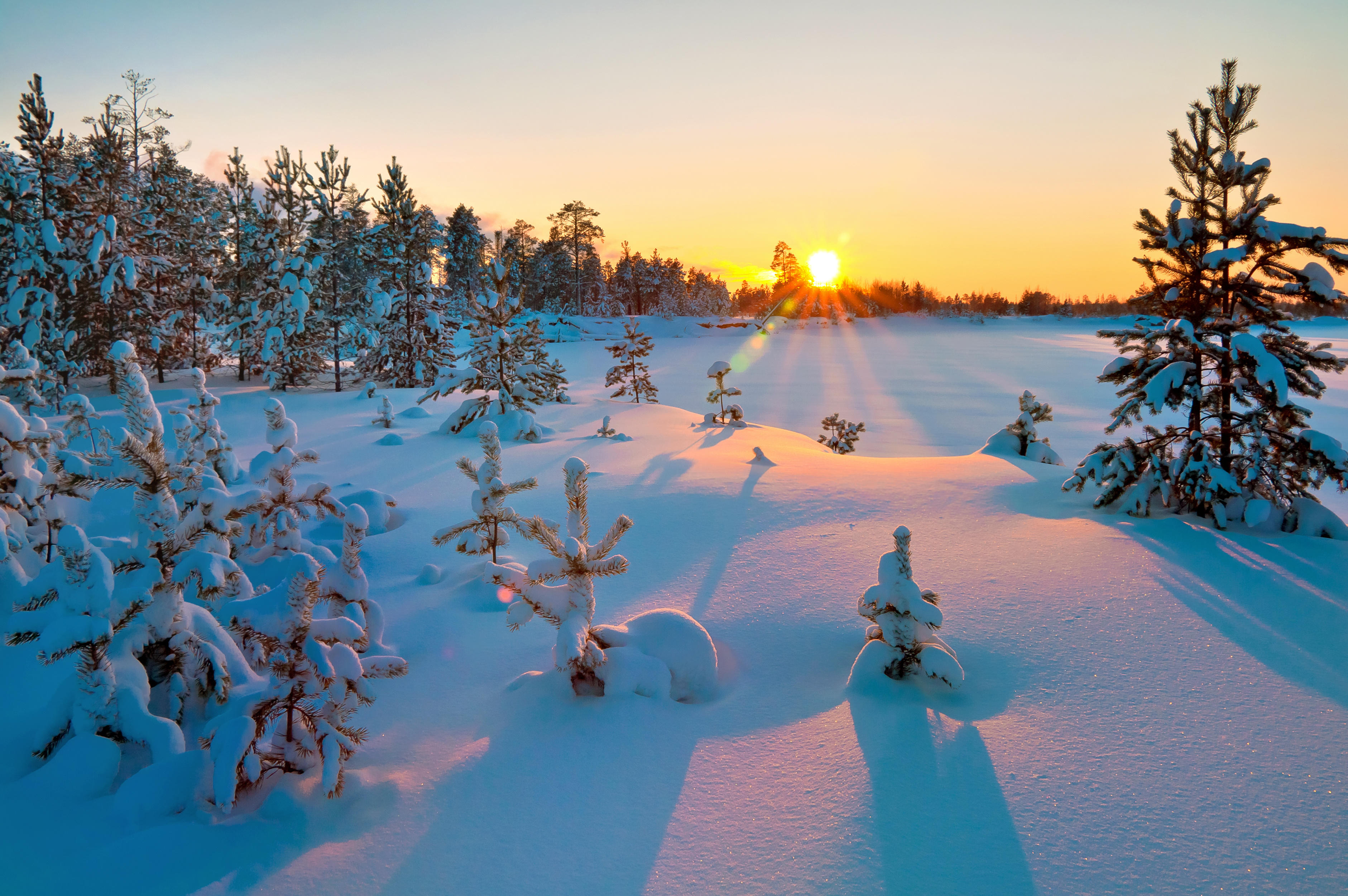 免费照片冬雪图