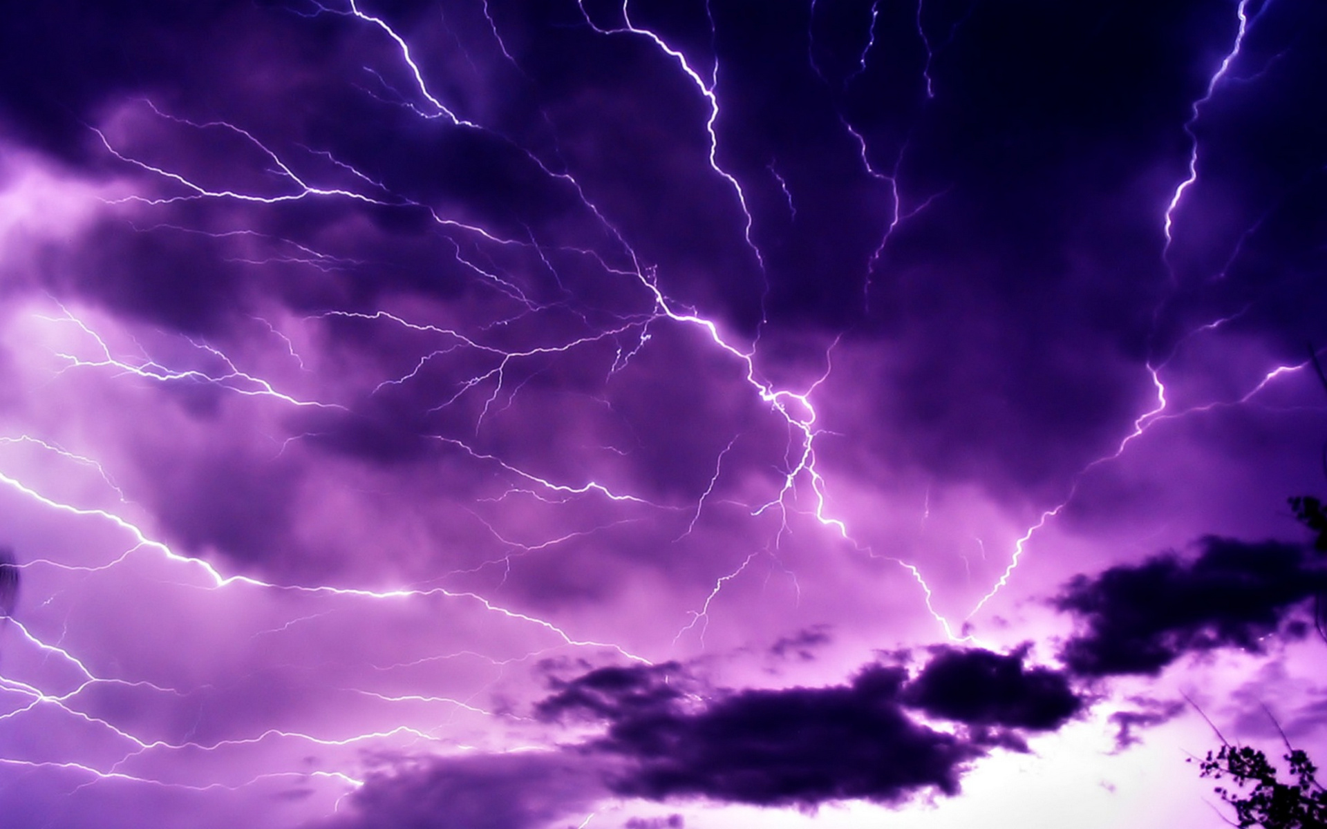 Wallpapers sky clouds lightning on the desktop