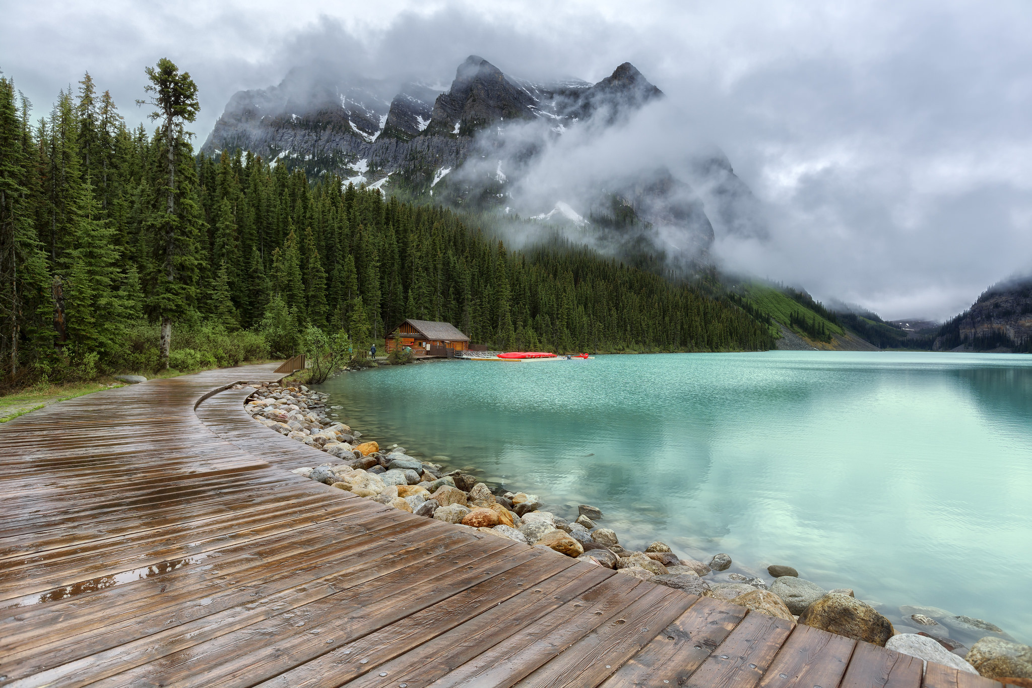 Wallpapers Lake Louise Banff National Park Alberta on the desktop