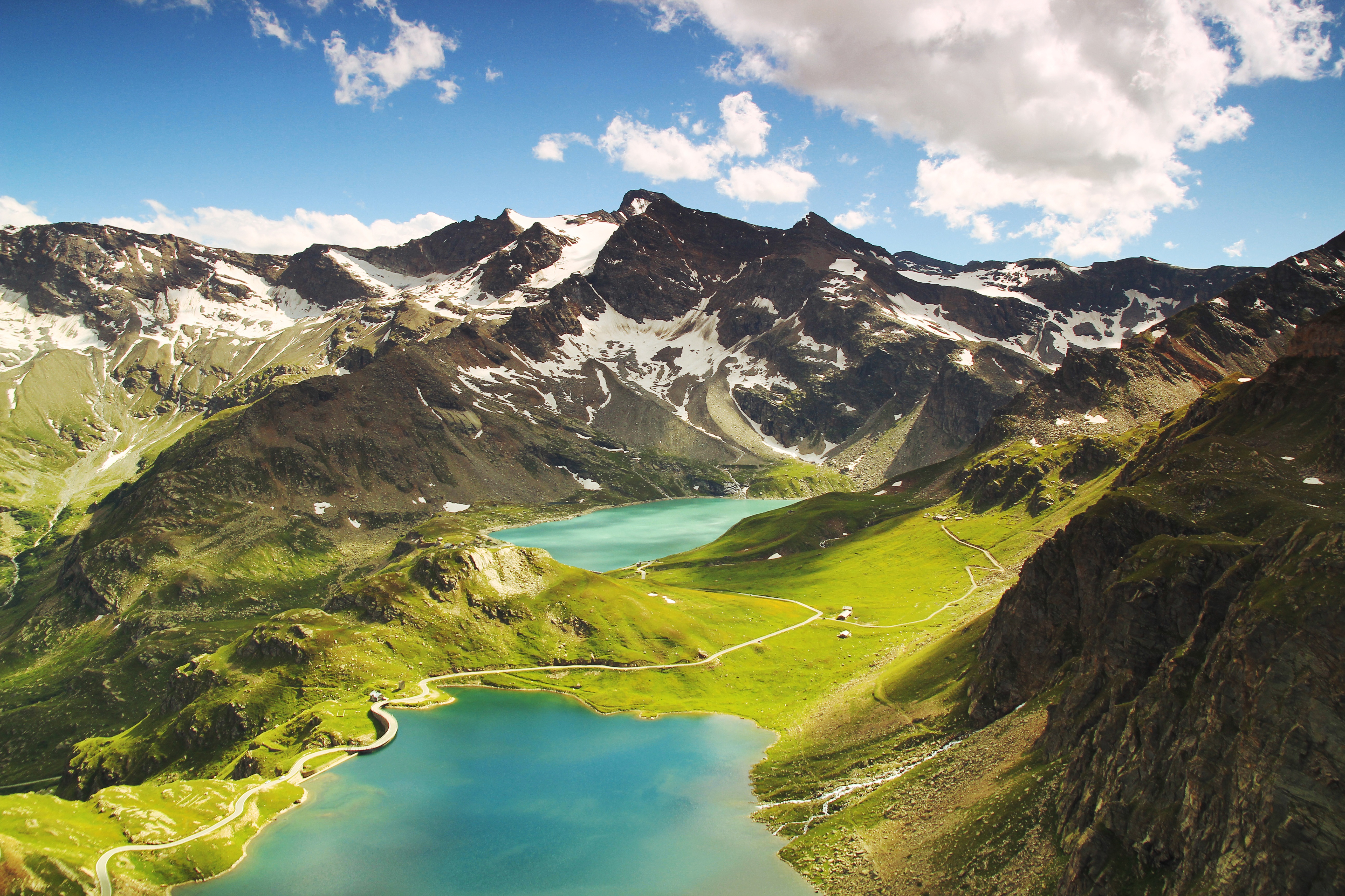 Wallpapers summer Italy mountain pass on the desktop