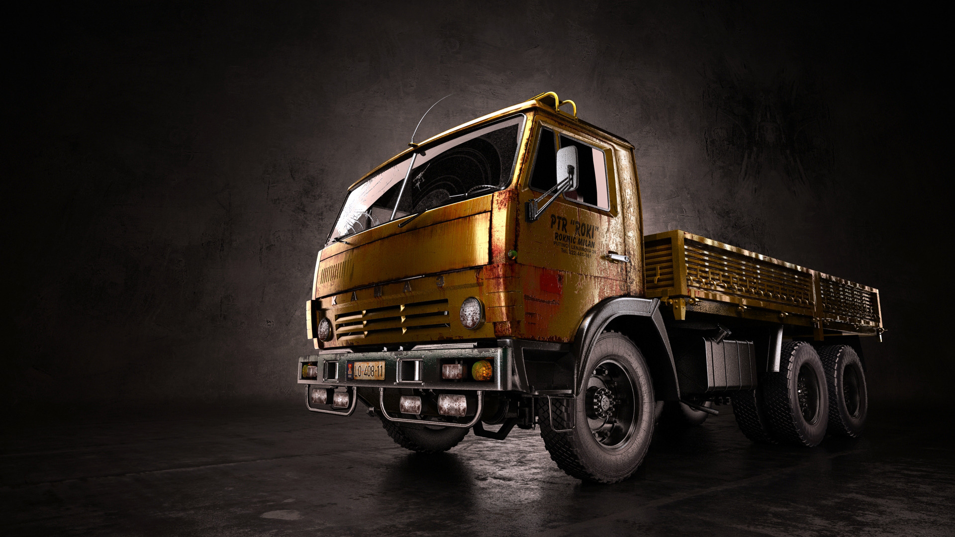 Wallpapers truck kamaz cabin on the desktop