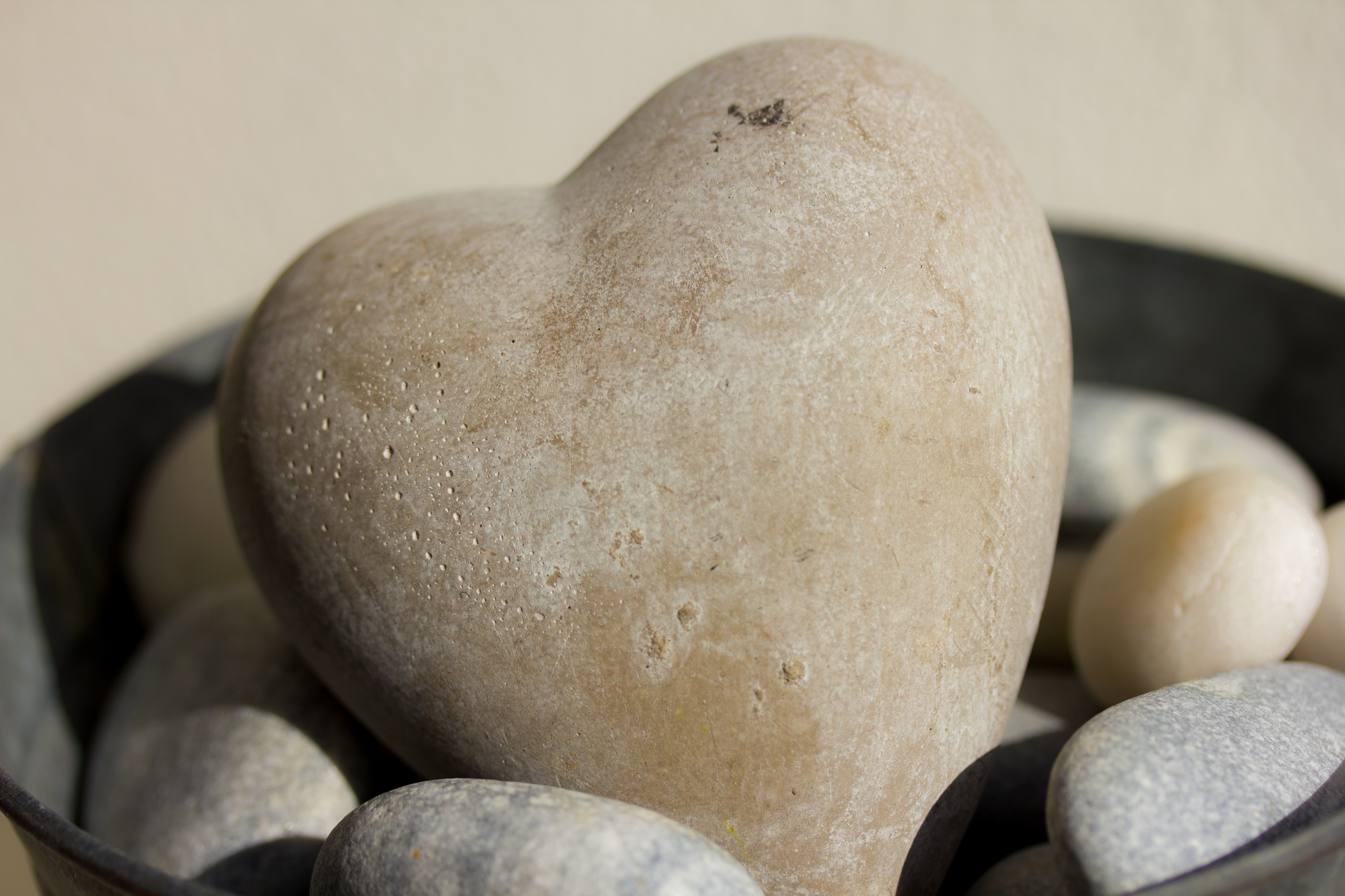心形石头，情人节石头