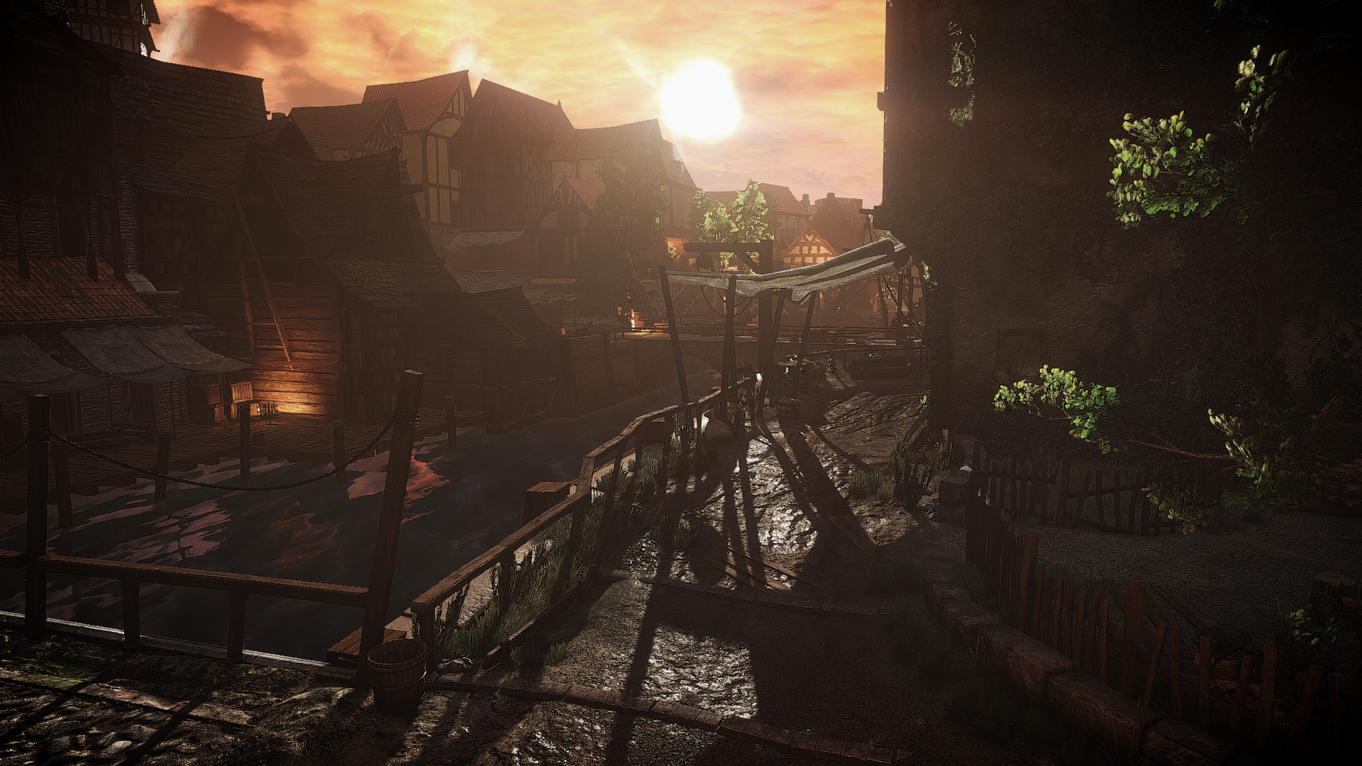 Wallpapers sunlight video games night on the desktop