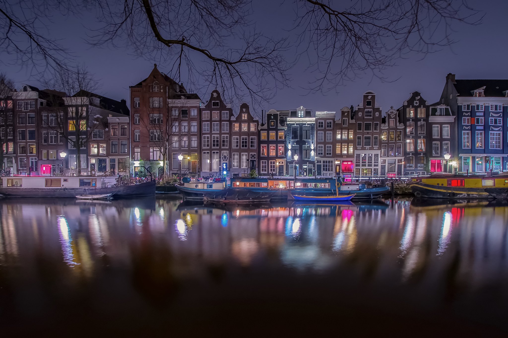 桌面上的壁纸照明 阿姆斯特丹 建筑学