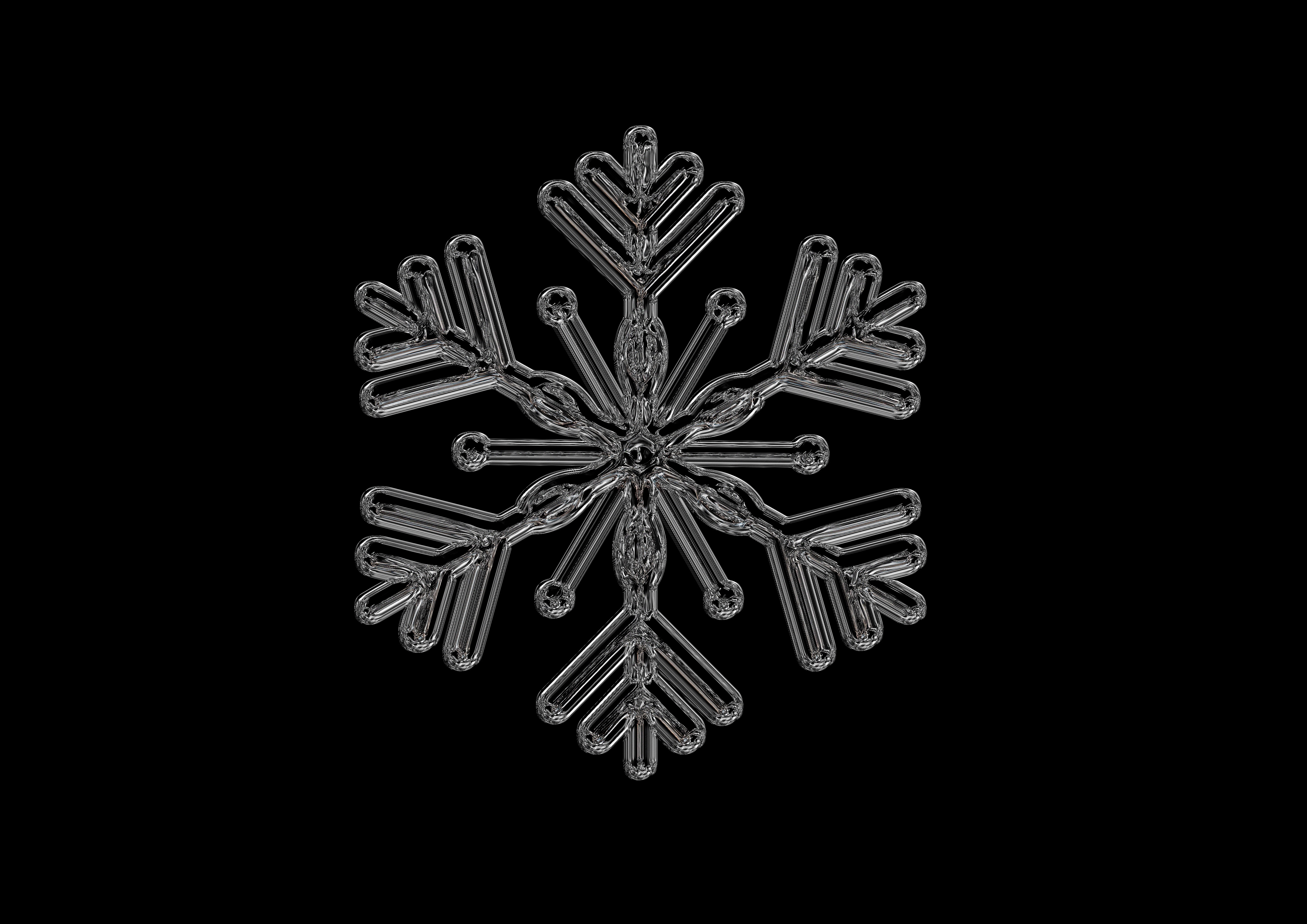 Кристальная снежинка