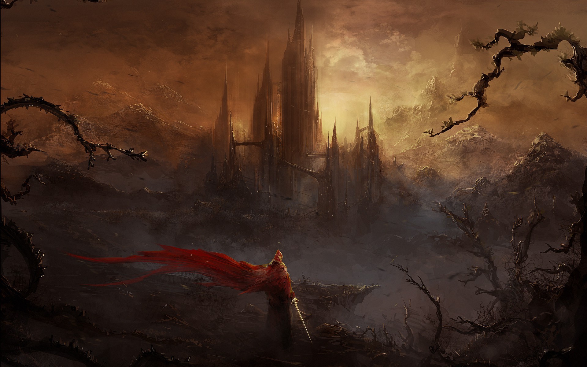 Wallpapers fantasy art artwork darkness on the desktop