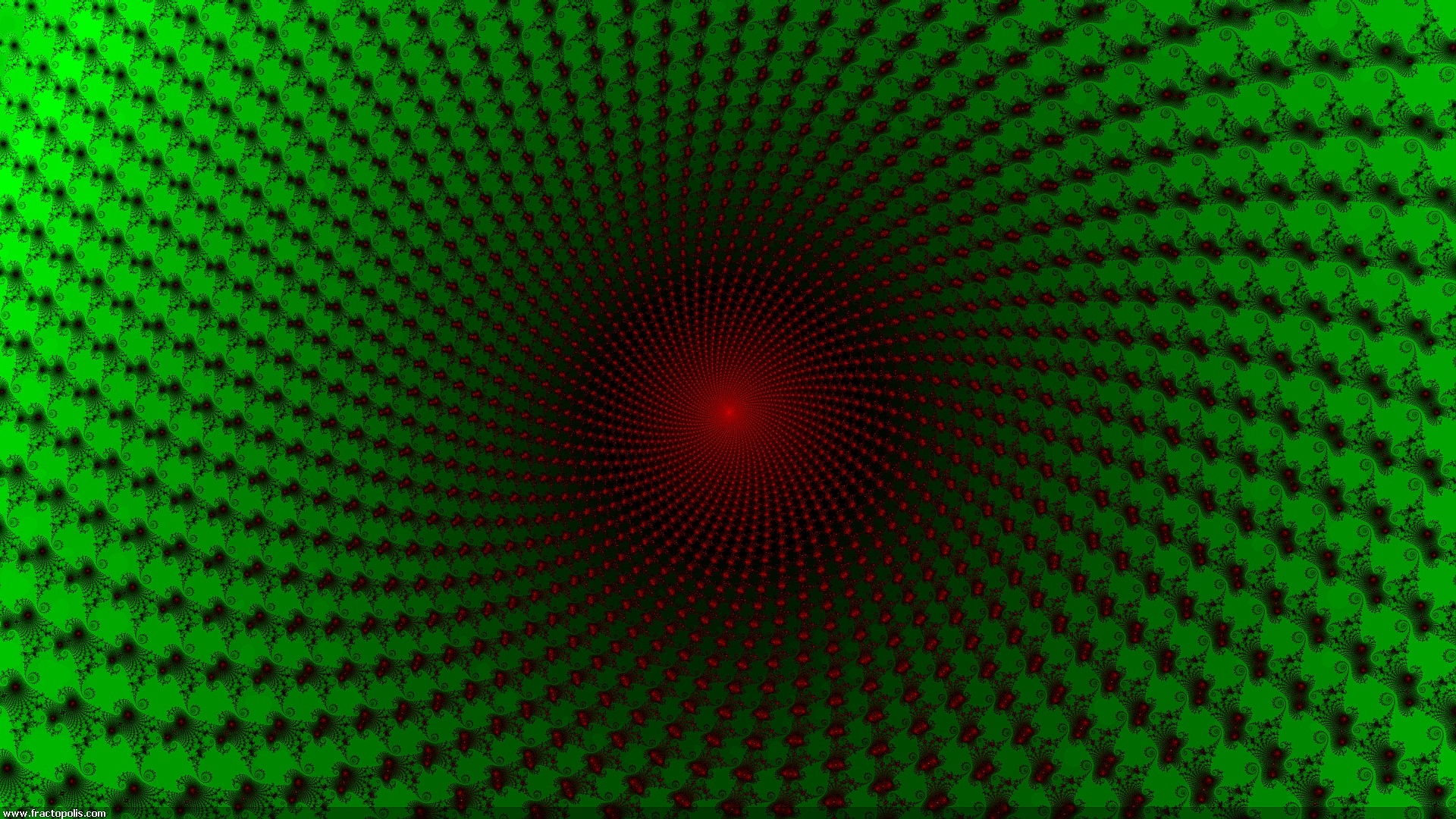 Обои тьма красный симметрии на рабочий стол