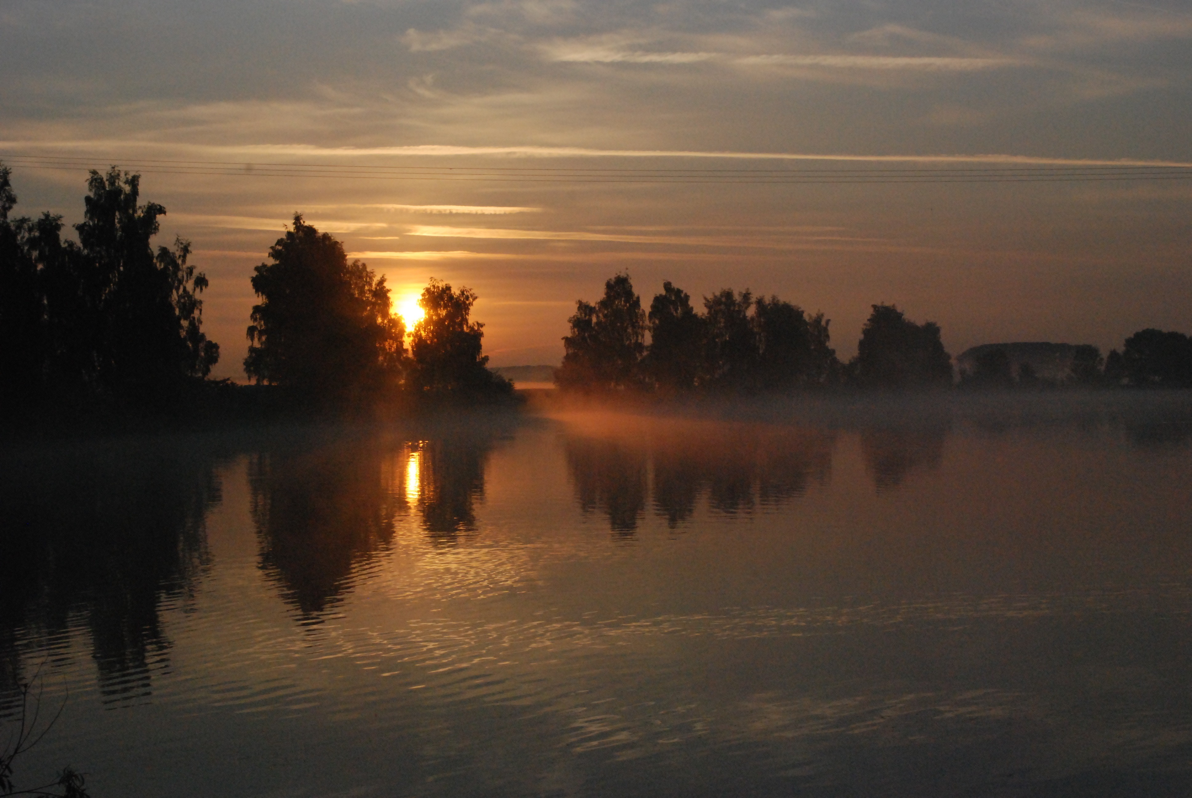 Free photo Evening on the lake