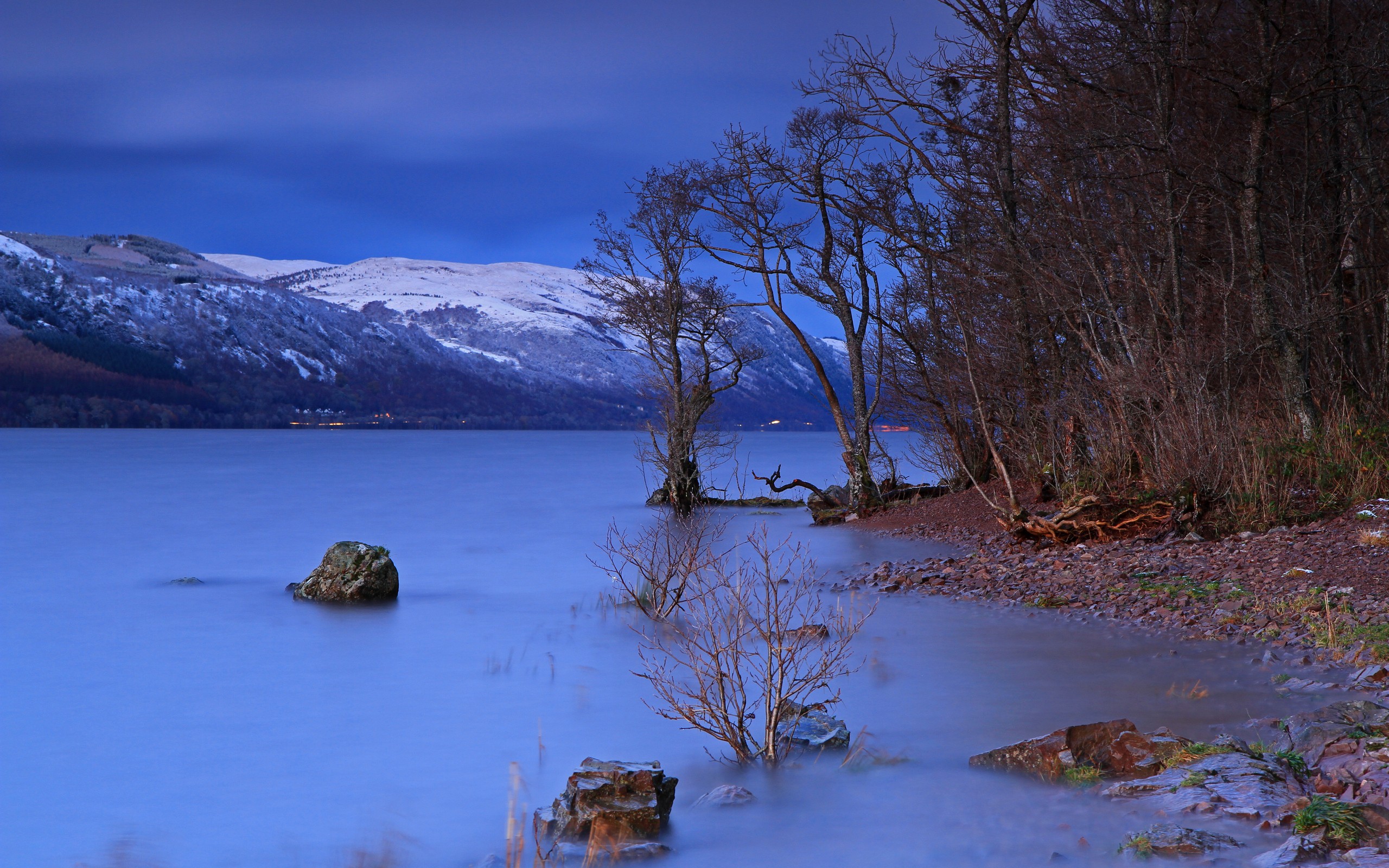 桌面上的壁纸景观 湖 自然
