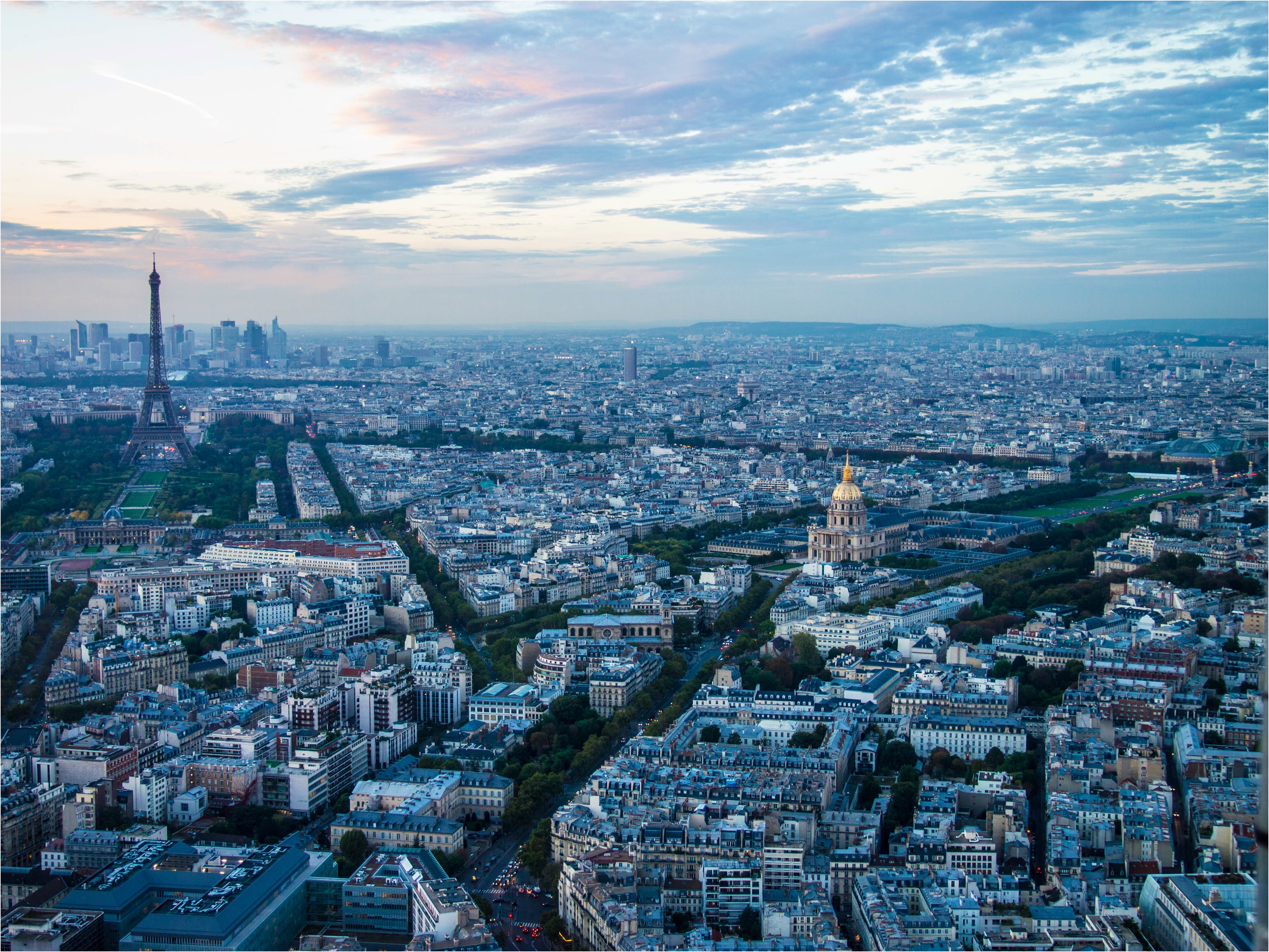 Wallpapers France view from the top houses on the desktop