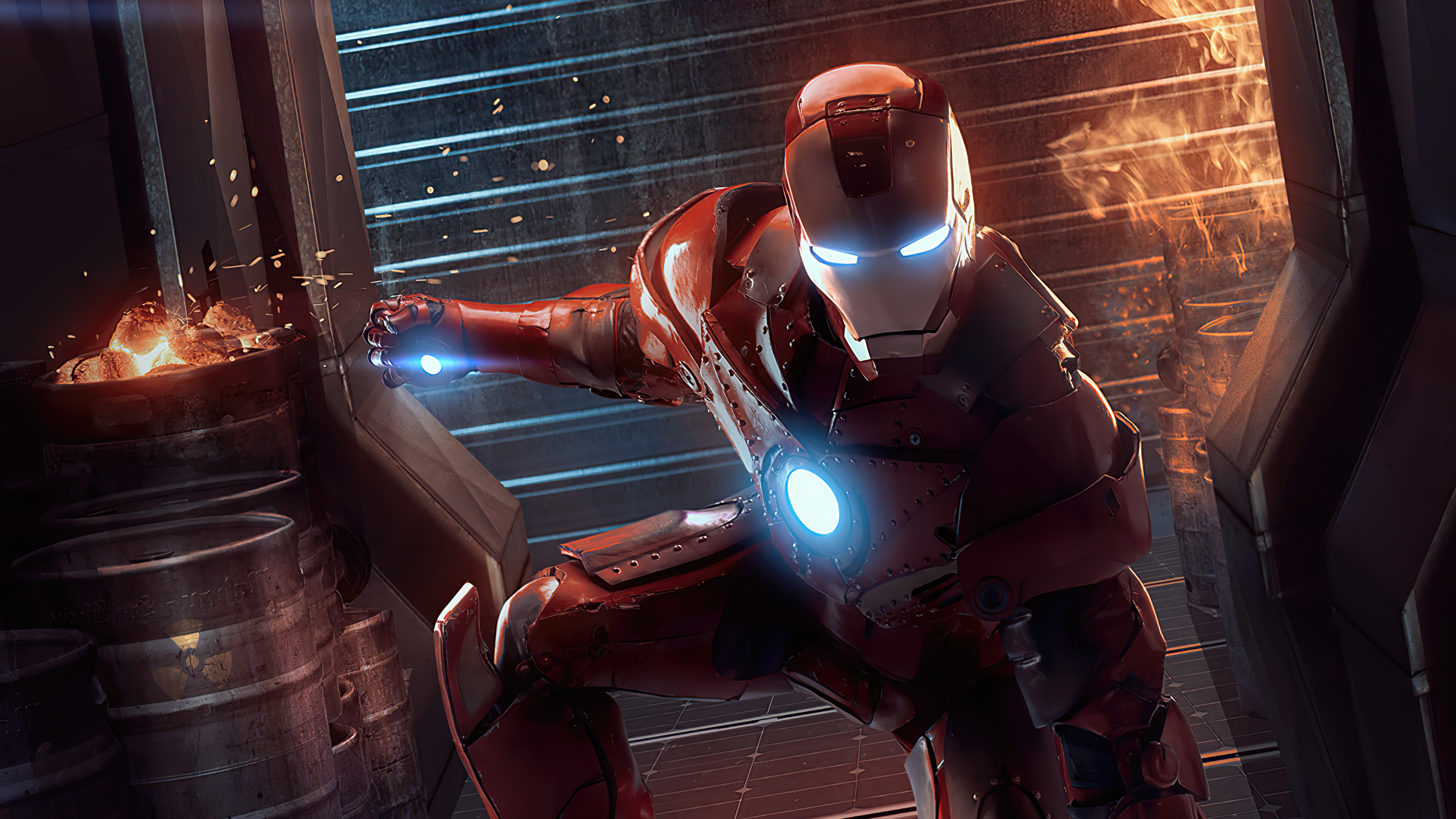 Wallpapers Iron Man movies artwork on the desktop