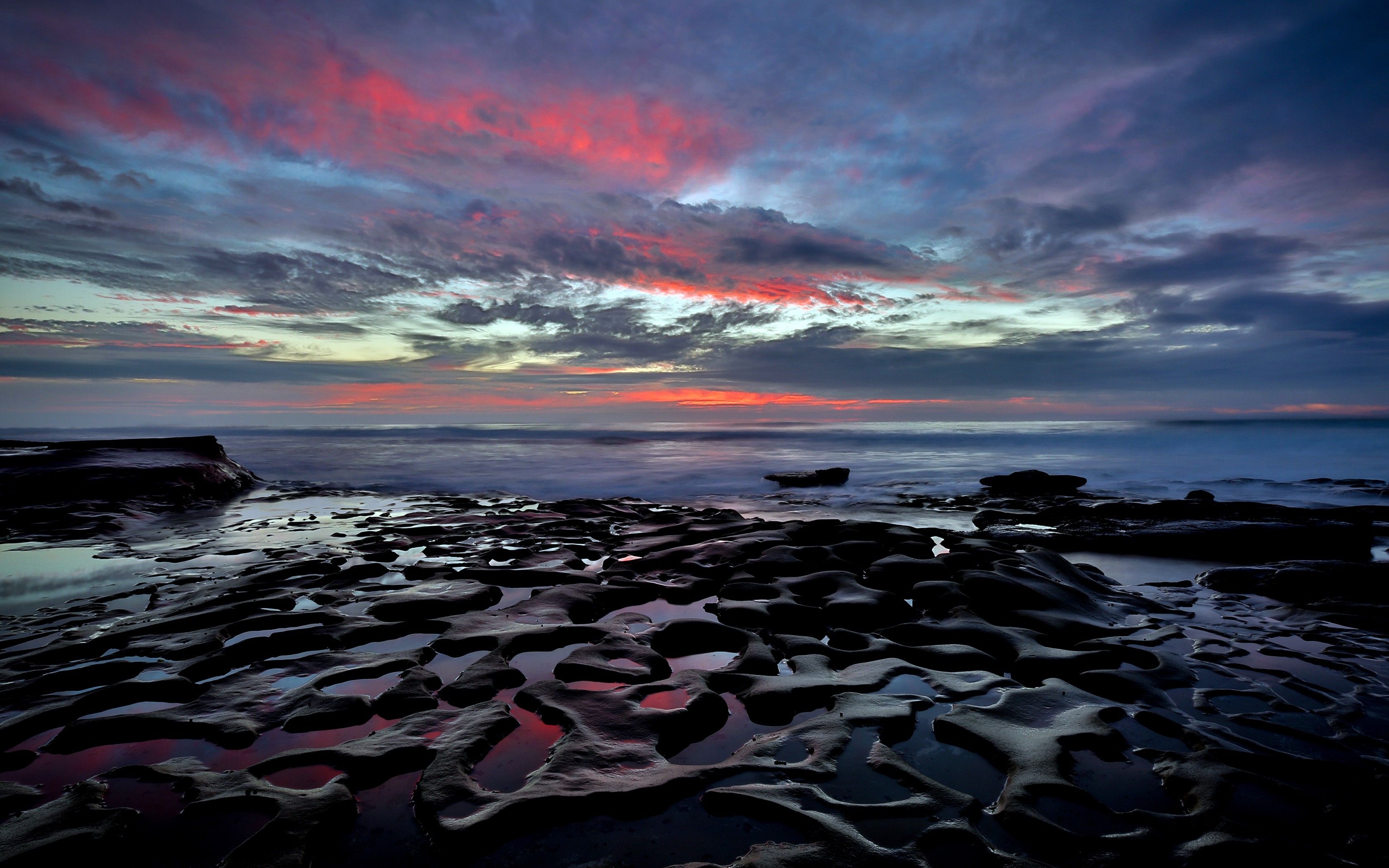 Wallpapers landscape sunset sea on the desktop