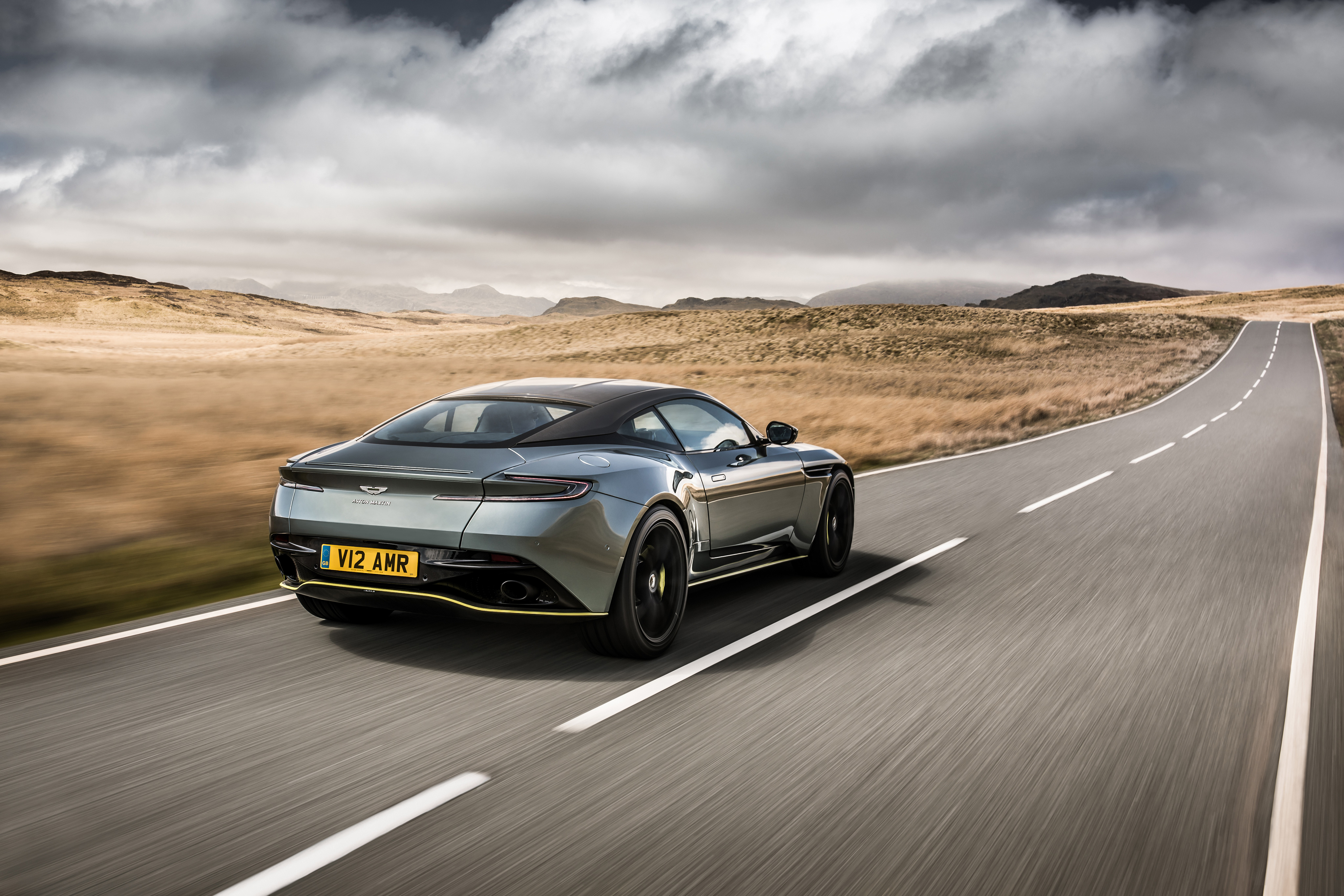 Free photo Aston Martin DB11 rear view