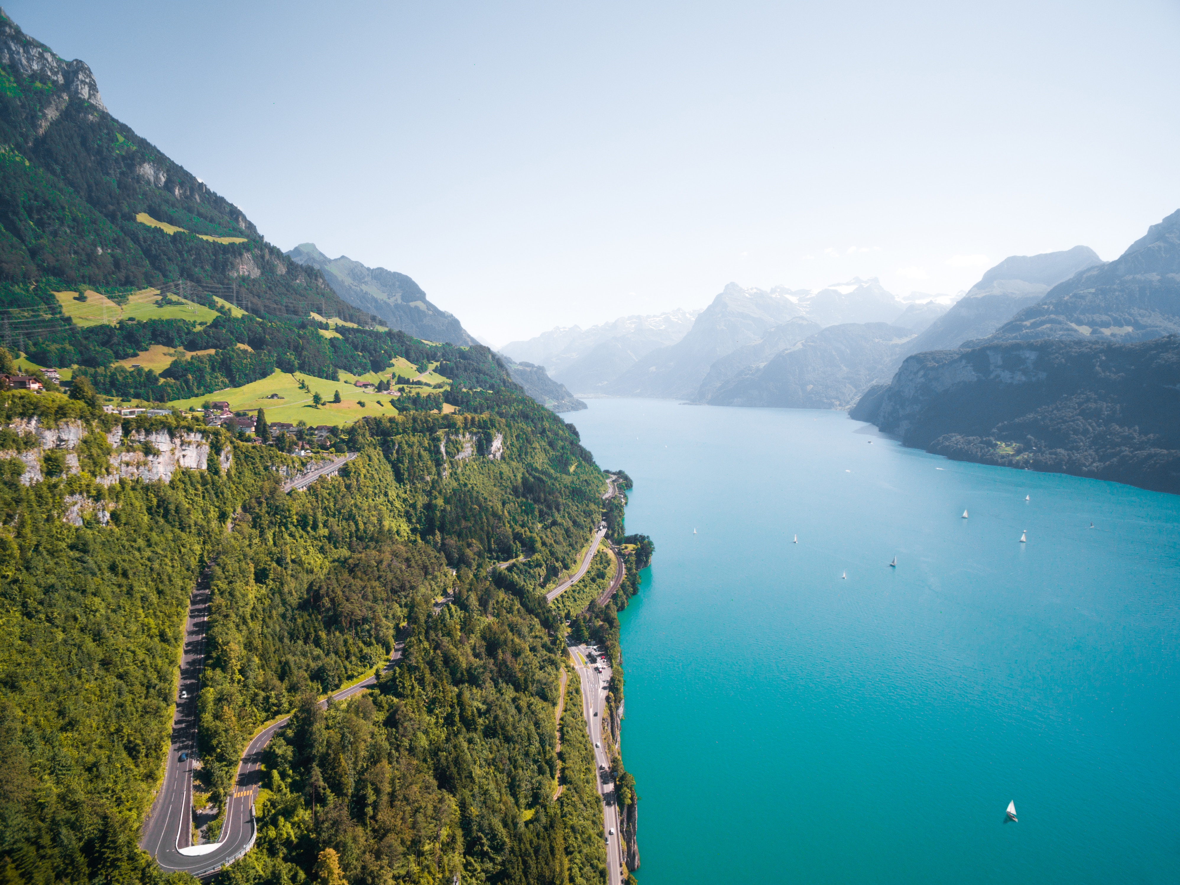 桌面上的壁纸景观 自然 瑞士