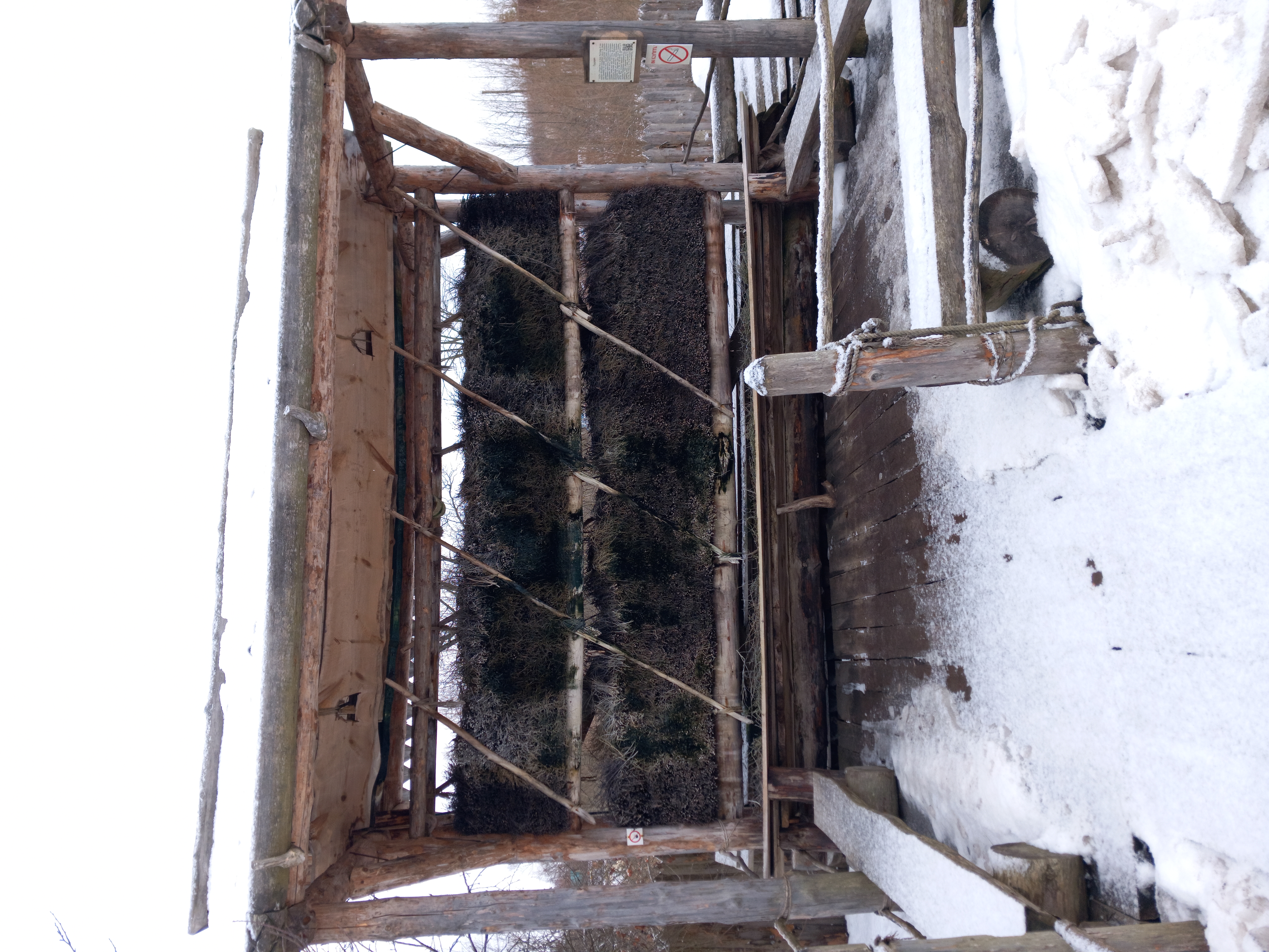 Бесплатное фото Сарайчик с заготовкой для соли