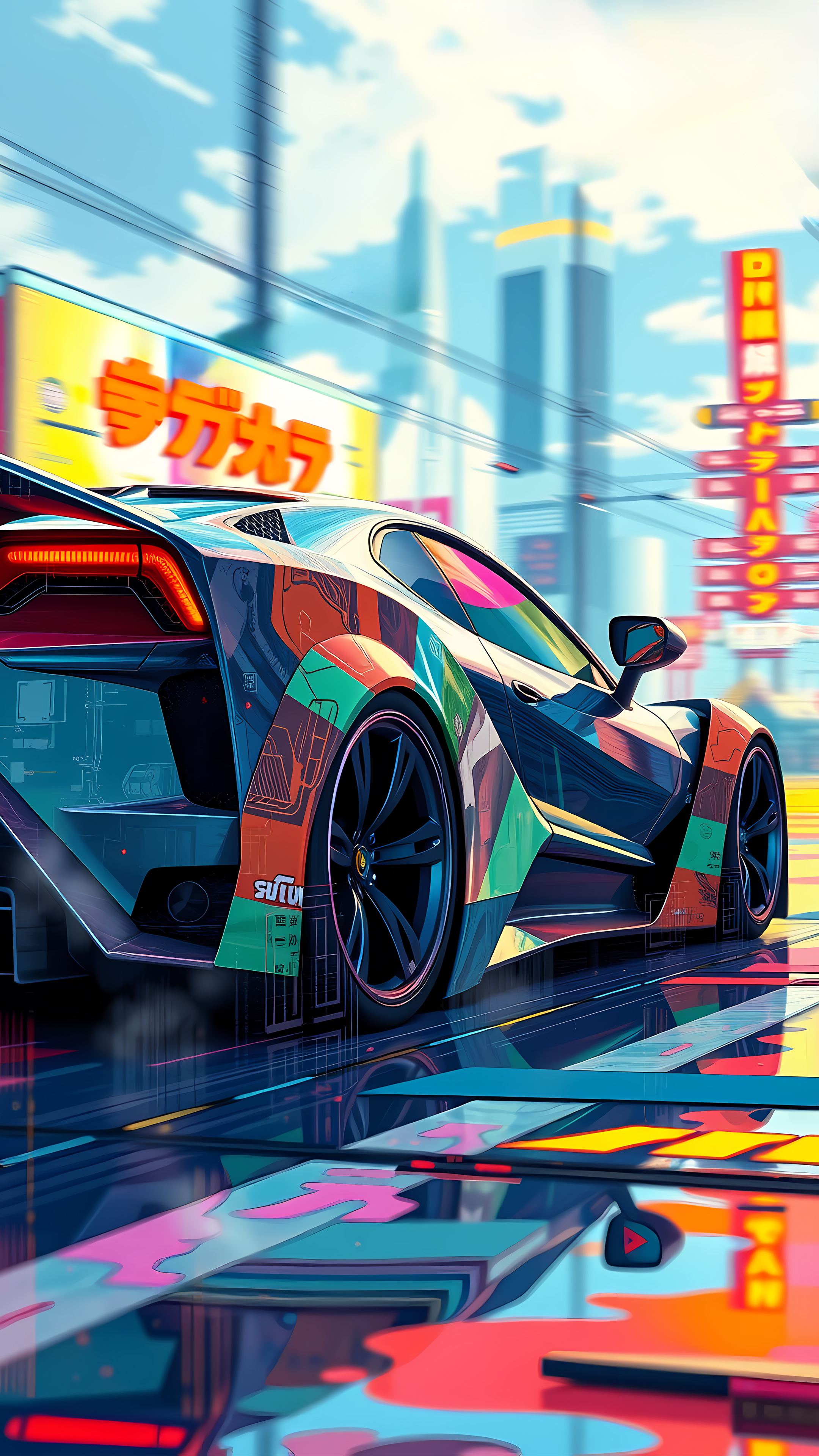 Бесплатное фото Автомобиль на дороге