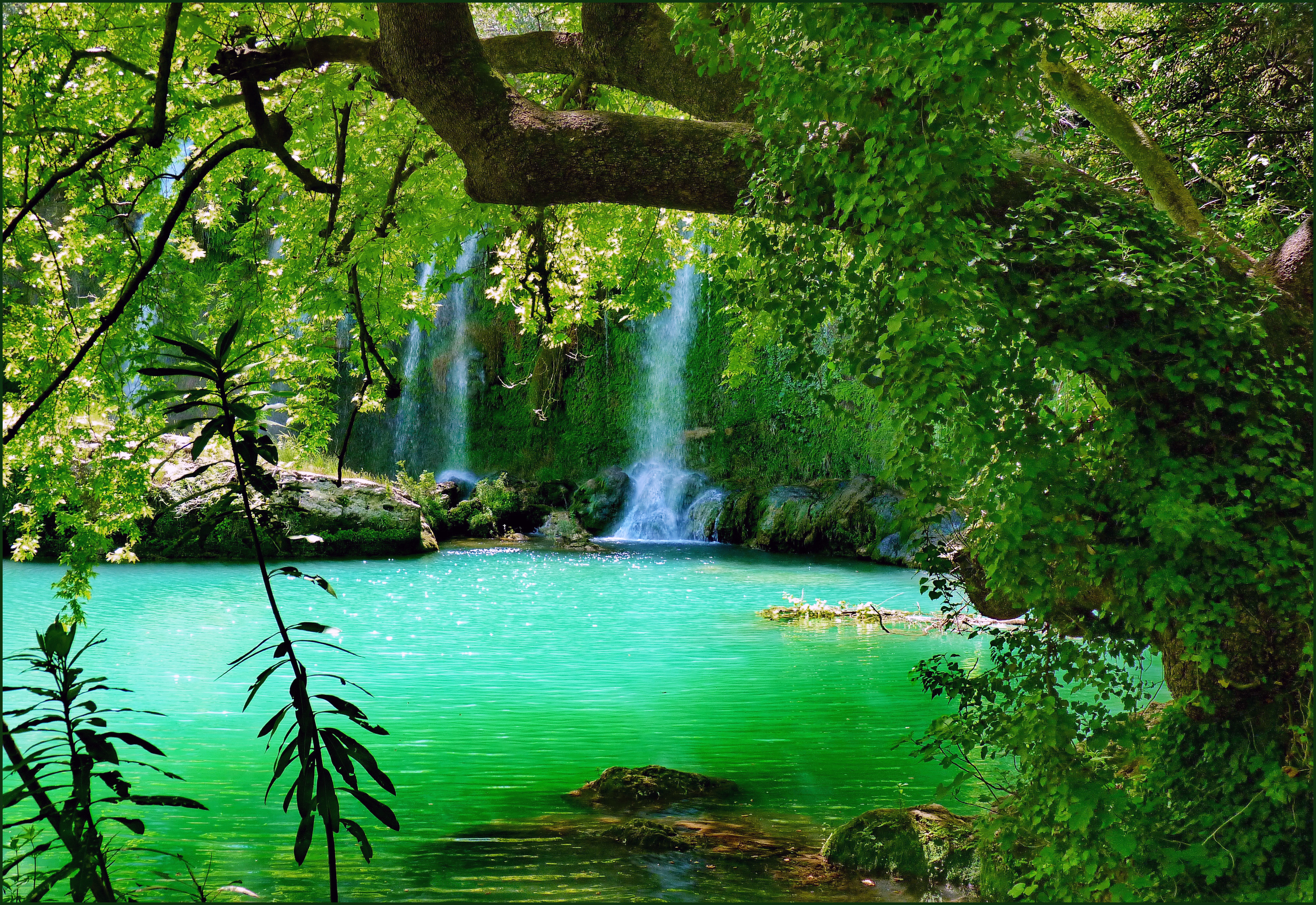 Wallpapers Kursunlu Kursunlu waterfall Turkey on the desktop