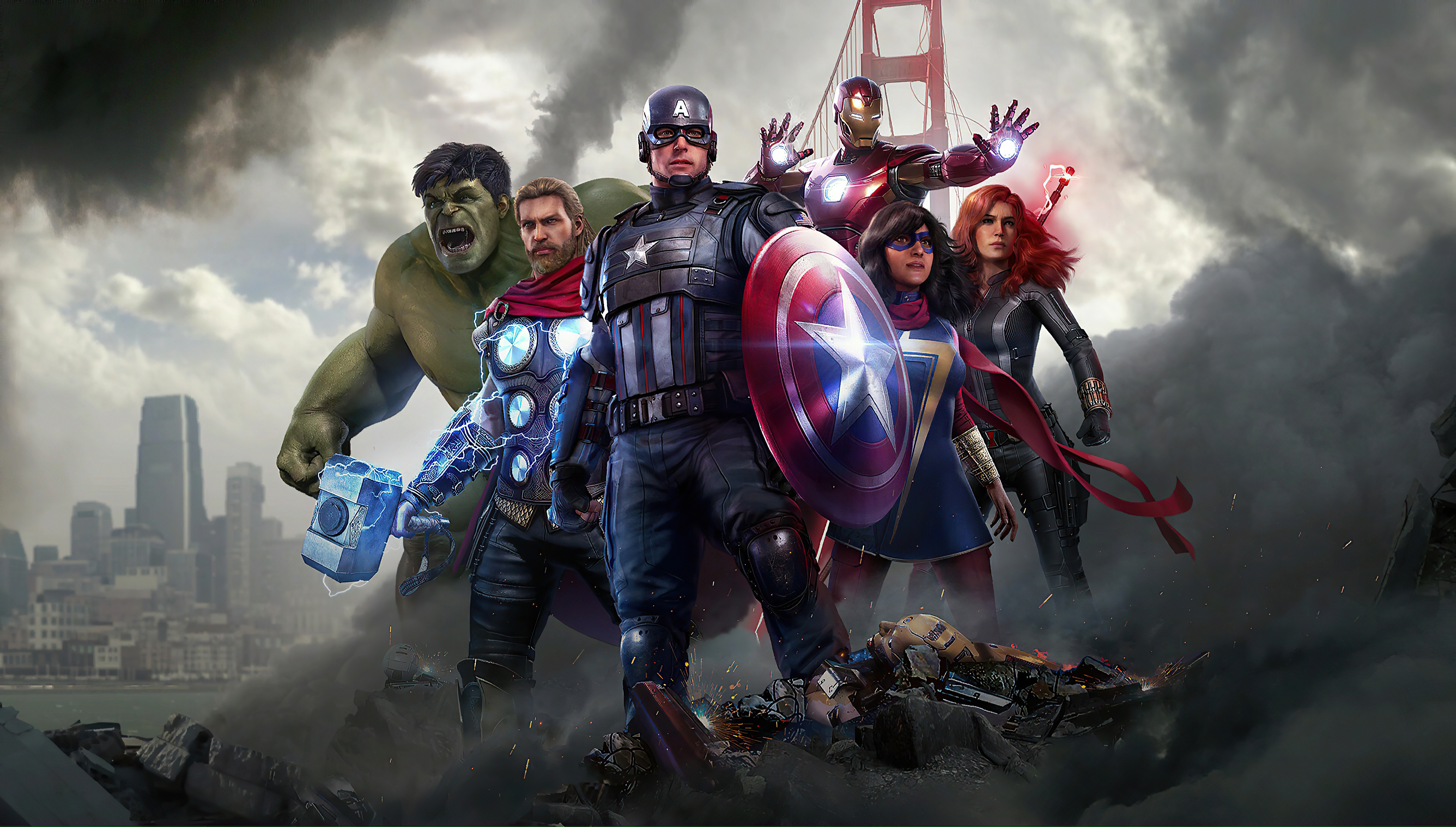 Free photo Marvel superheroes