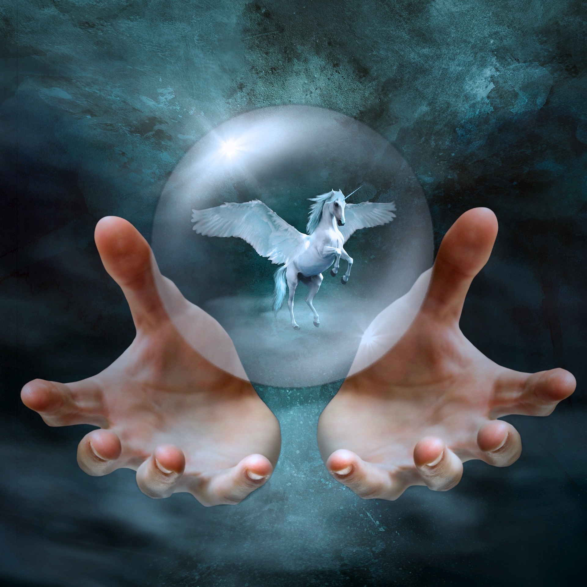 桌面上的壁纸麒麟 手上 幻想