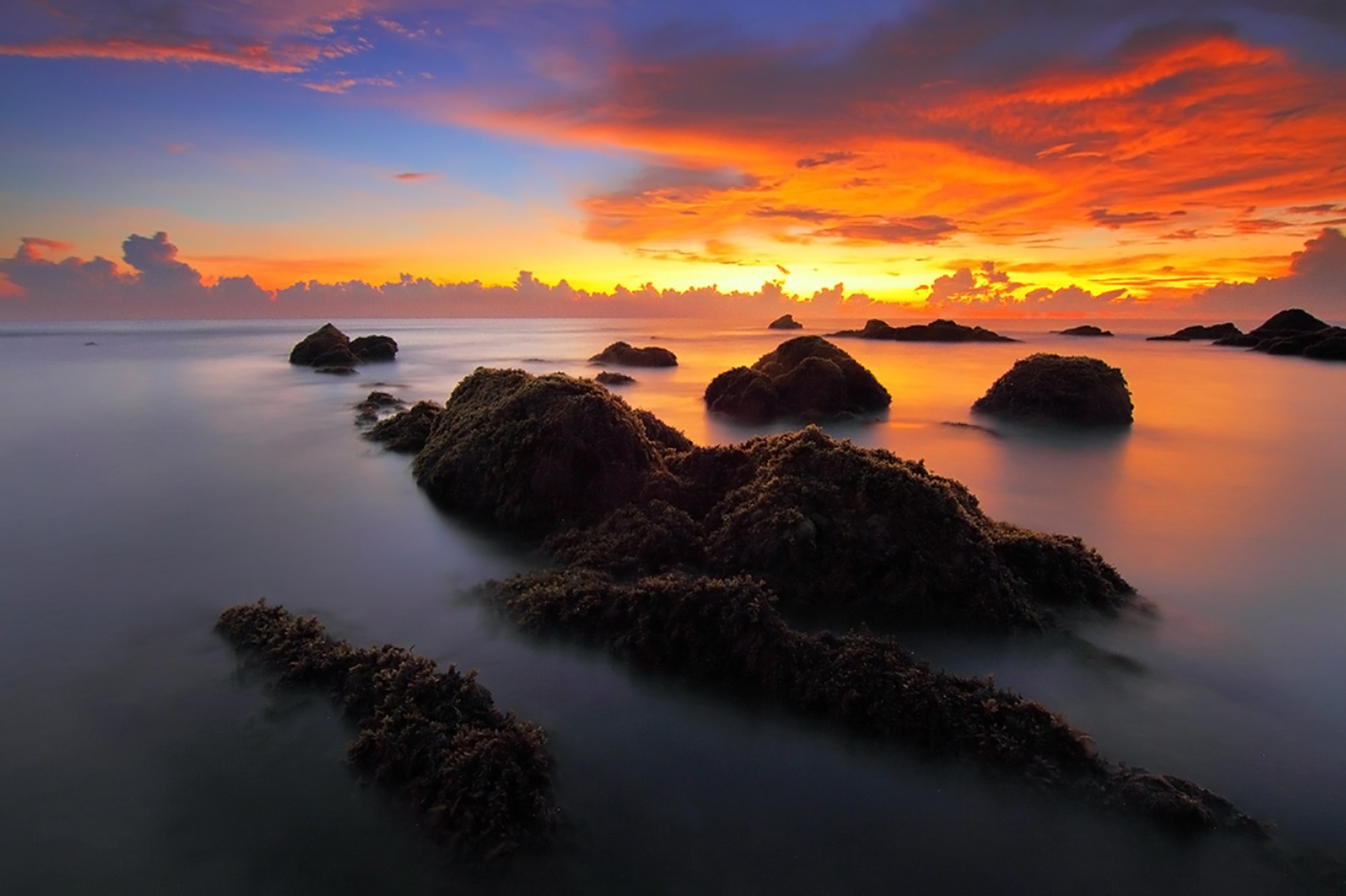 Free photo Sunset seascape