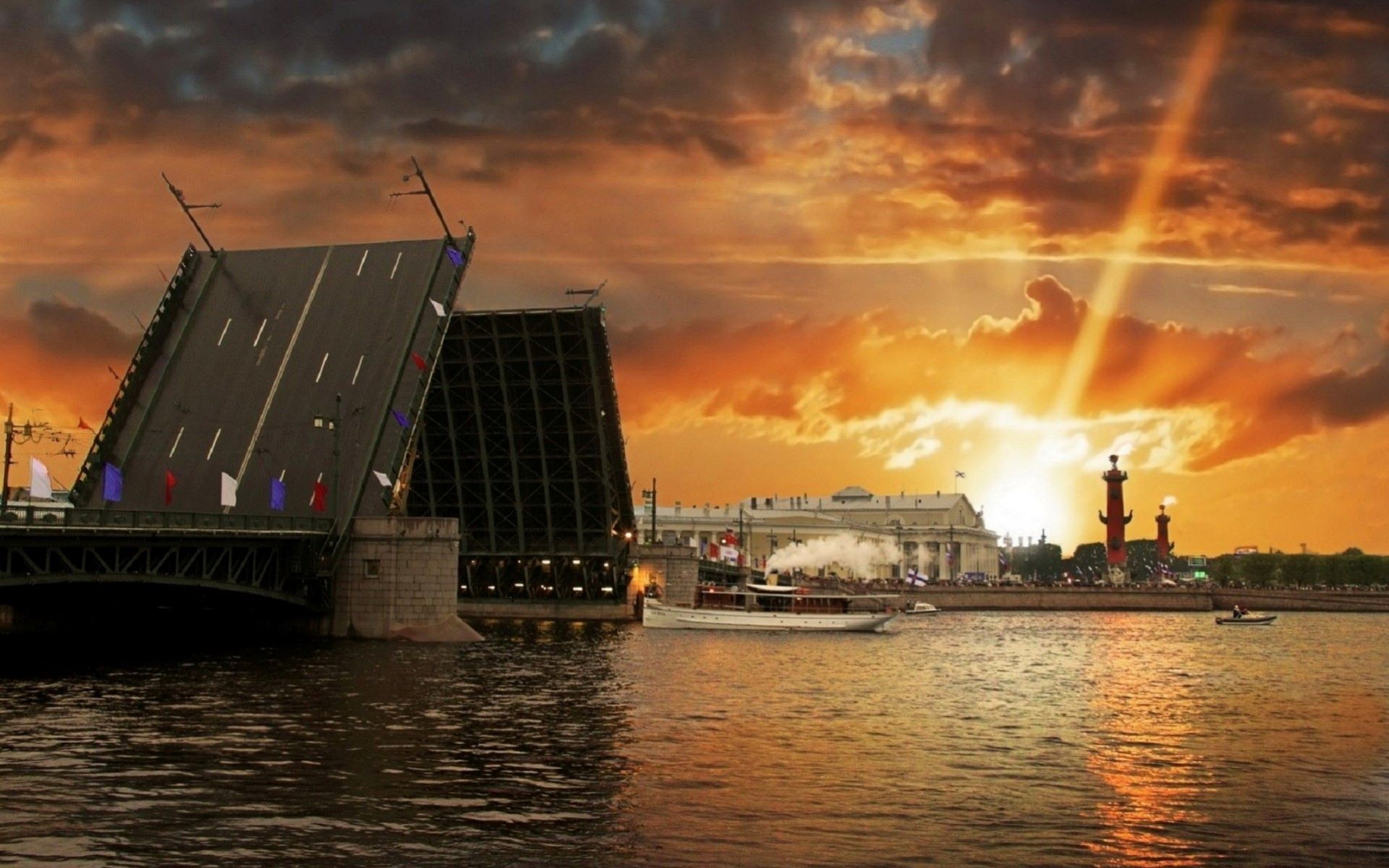 St. Petersburg. Sunset.
