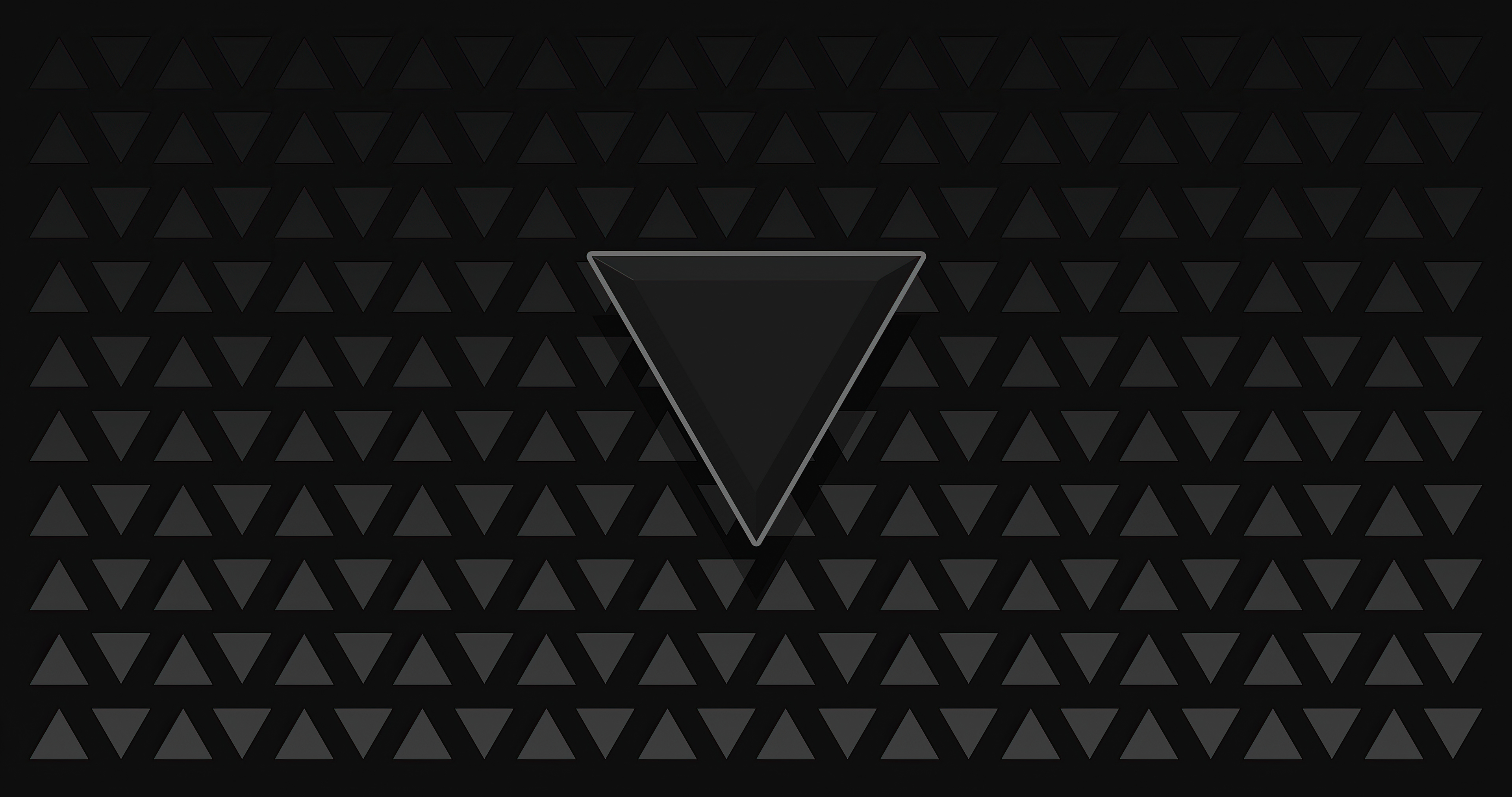 Обои треугольник абстракция тьма на рабочий стол