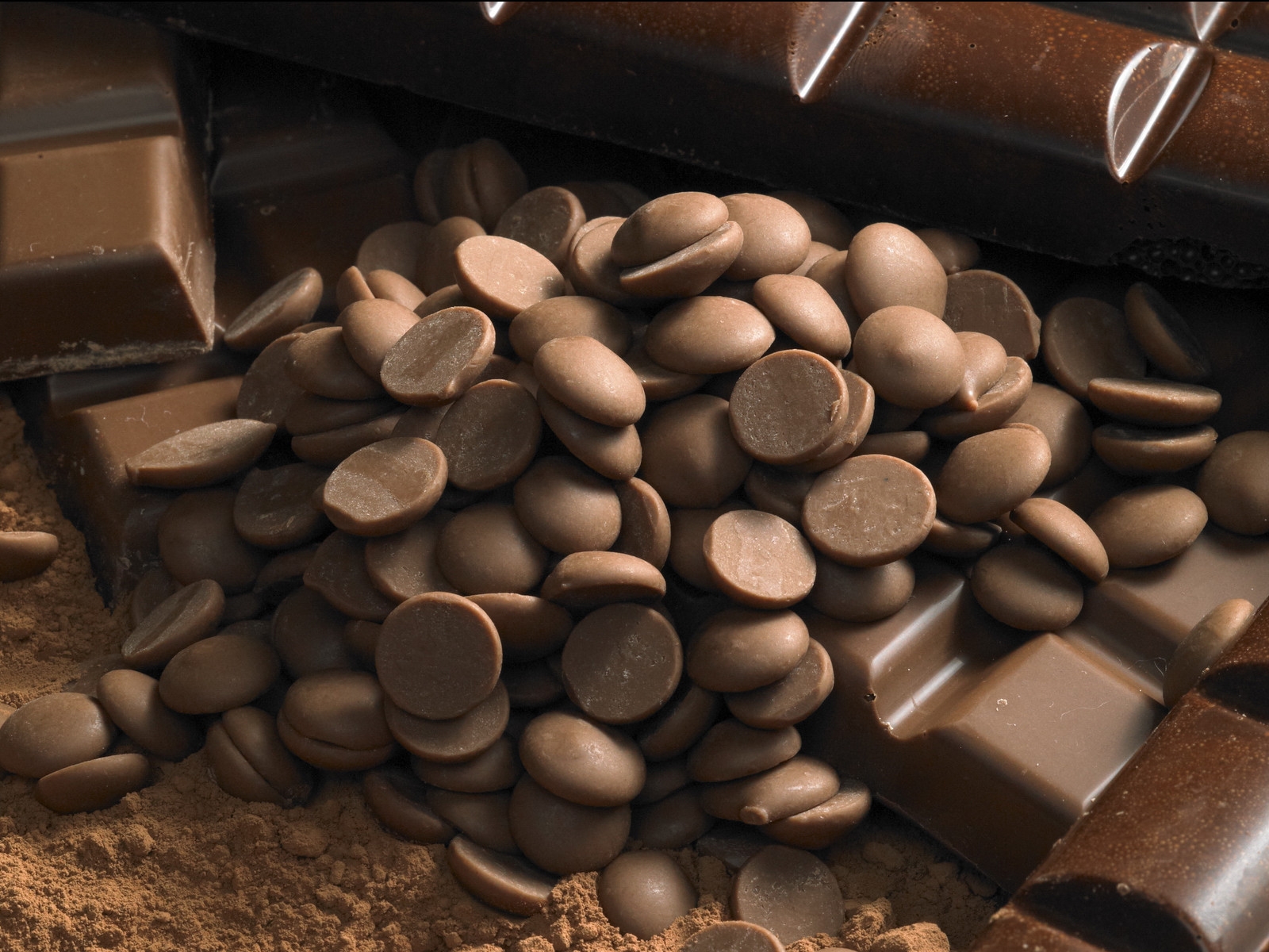 Бесплатное фото Шоколадные диски