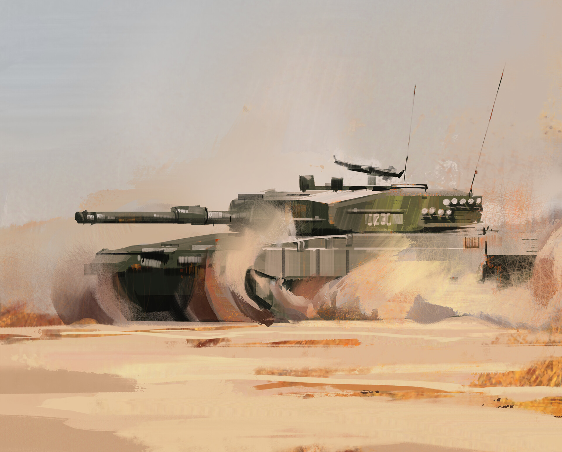 德国豹式 A2 坦克