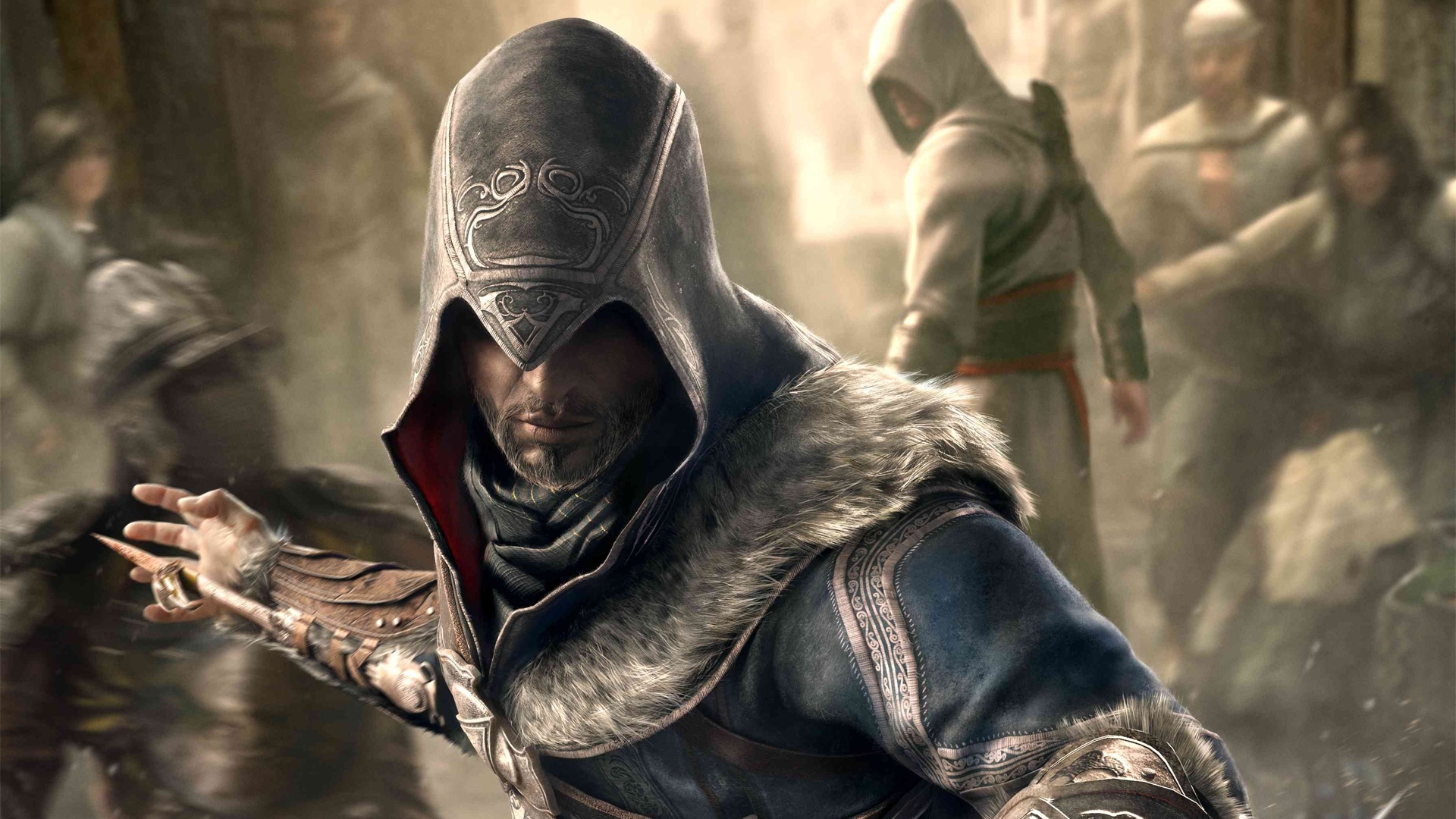 Обои assassins creed Десмонд Майлз рука на рабочий стол