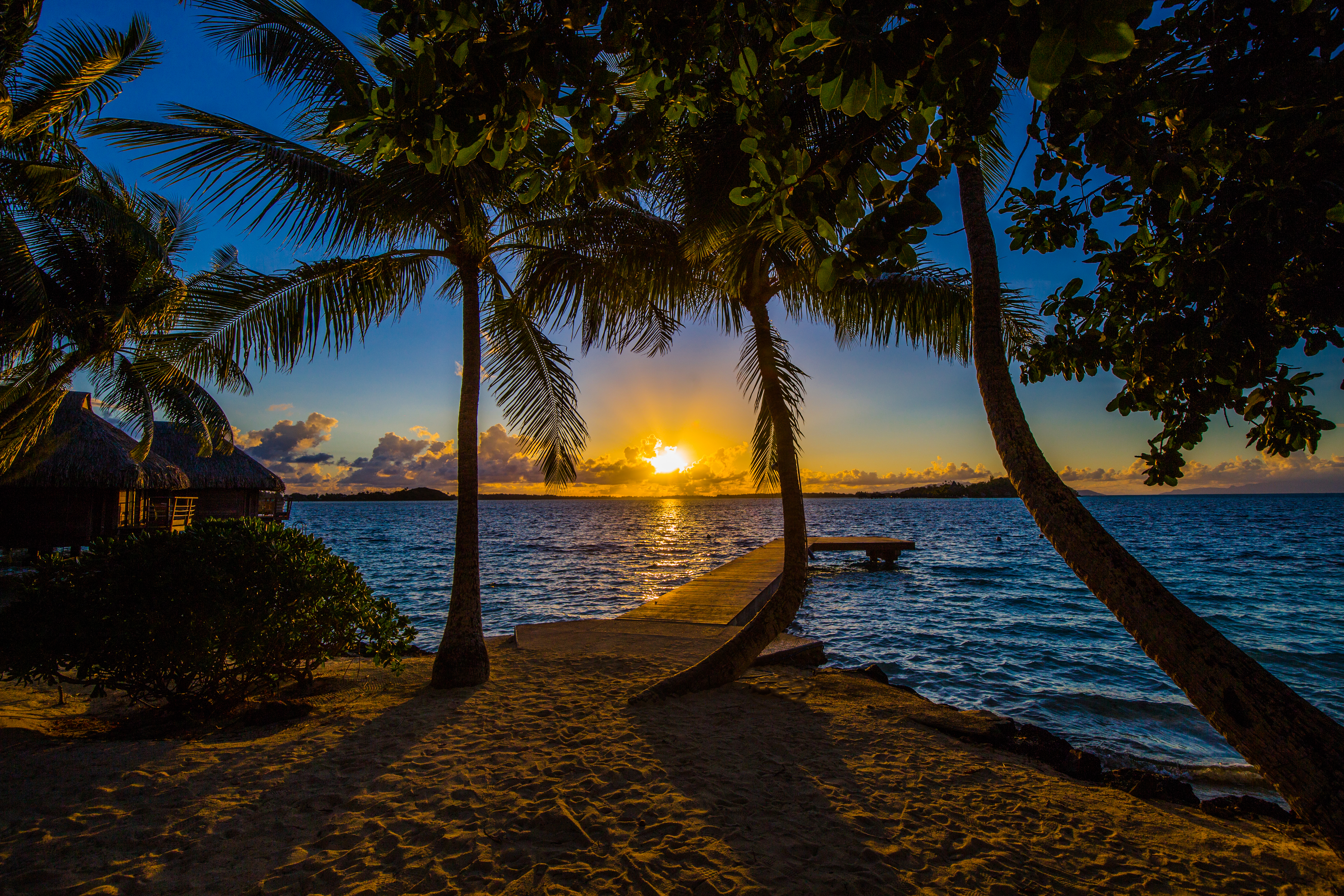 Wallpapers Bora Bora French Polynesia Pacific ocean on the desktop