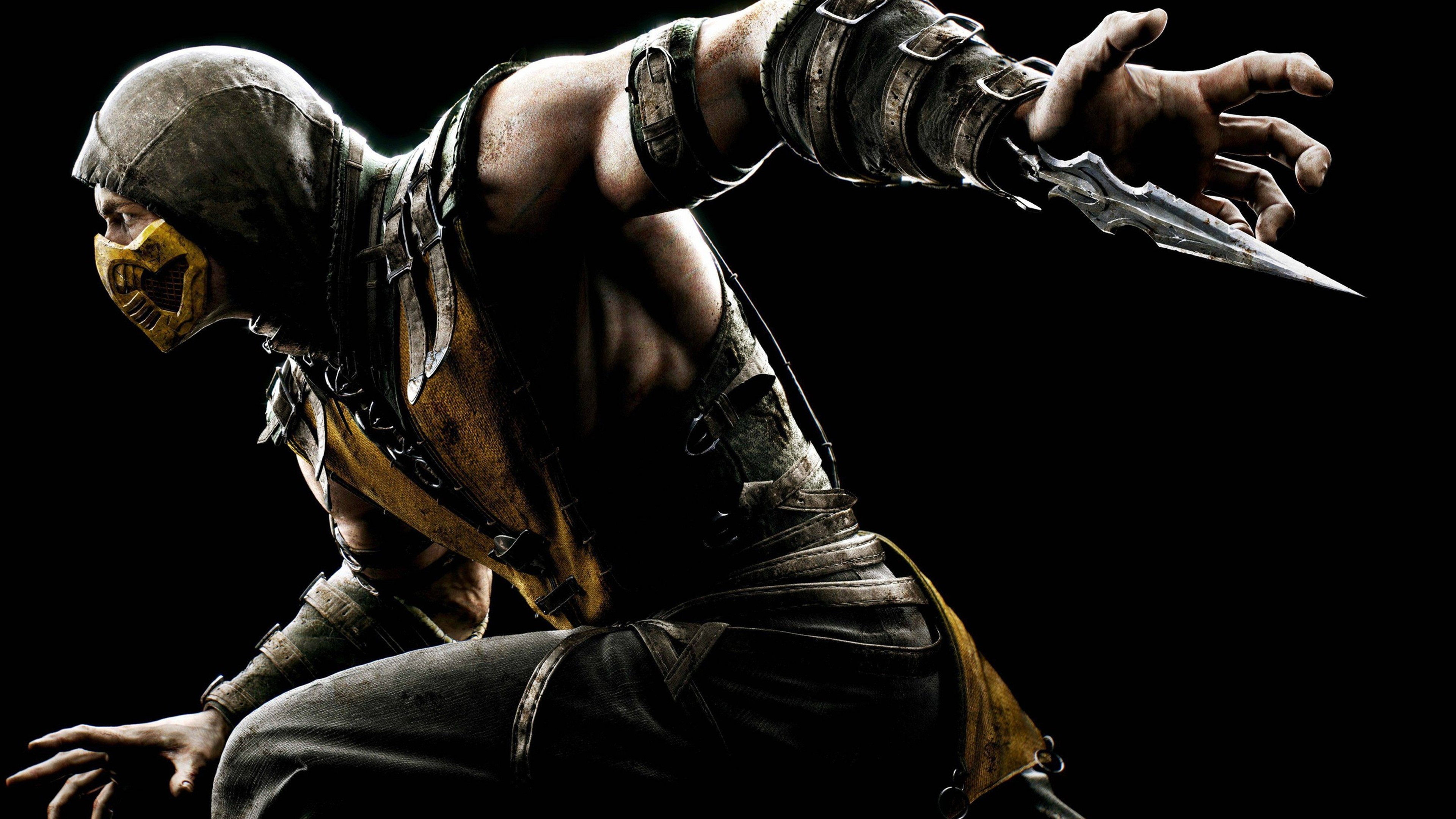 Wallpapers Mortal Kombat scorpion Xbox games on the desktop