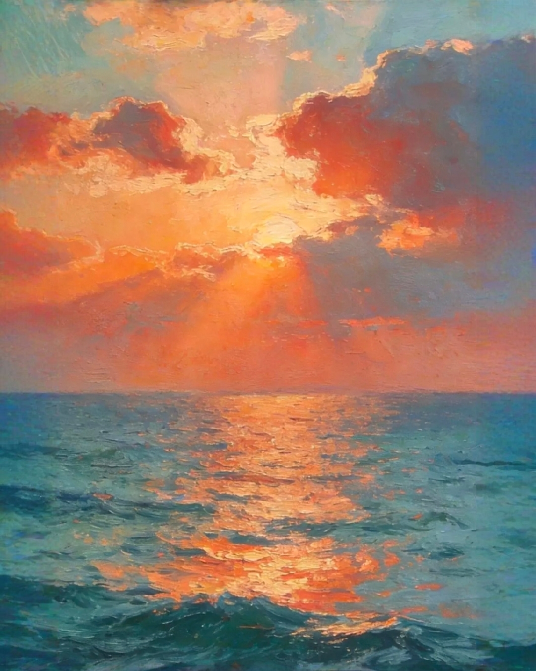 桌面上的壁纸景观 海 日落