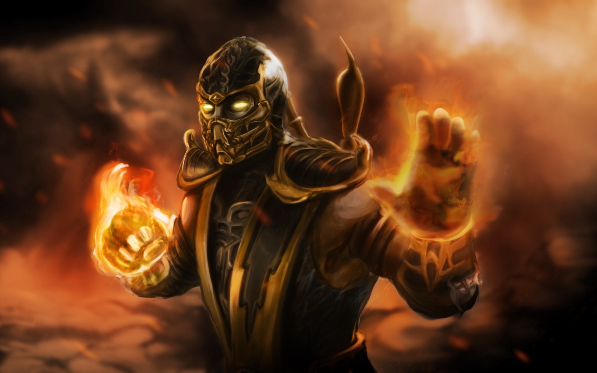 Обои ниндзя Mortal Kombat мифология на рабочий стол