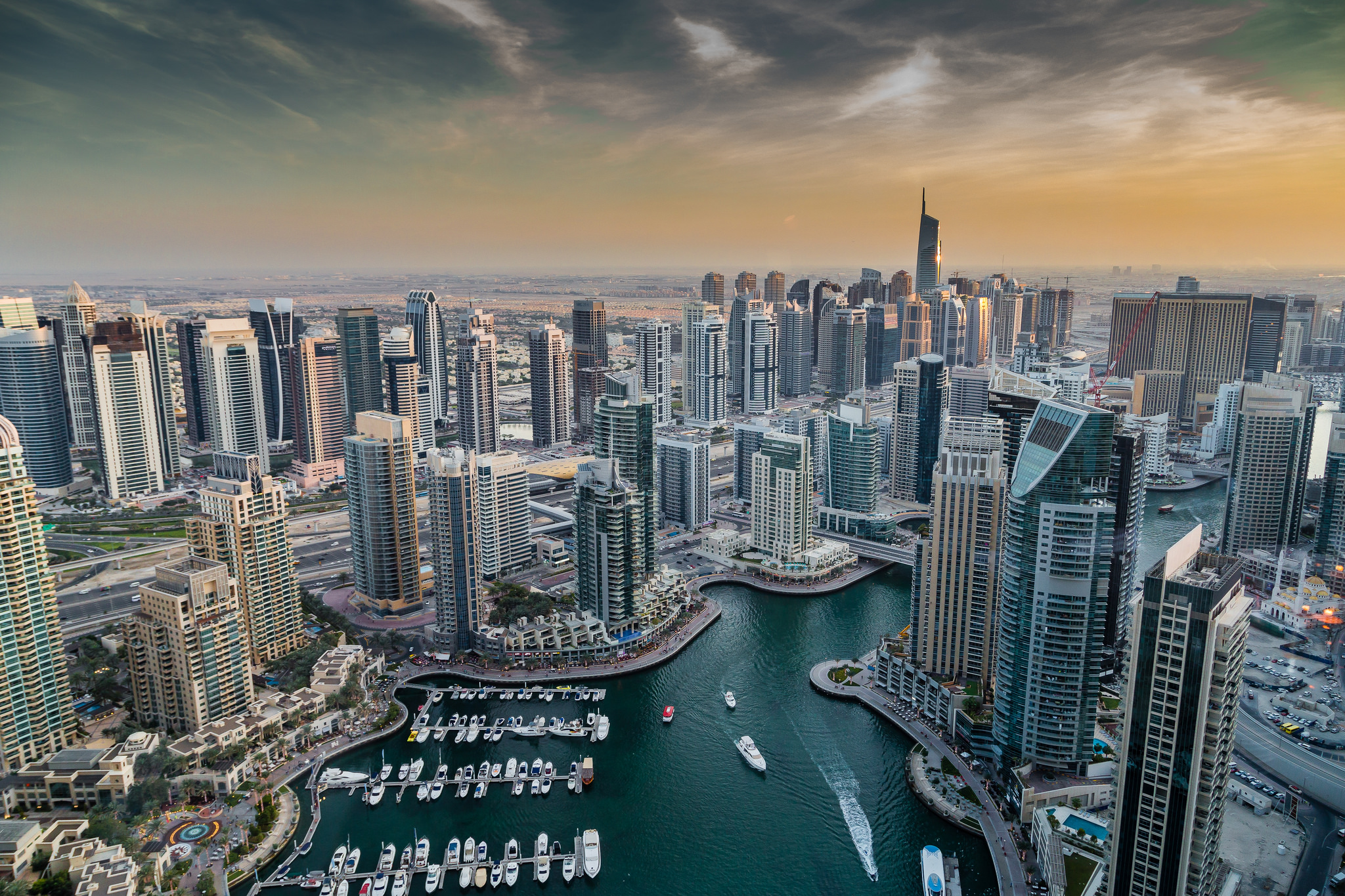 Wallpapers Dubai United Arab Emirates city on the desktop