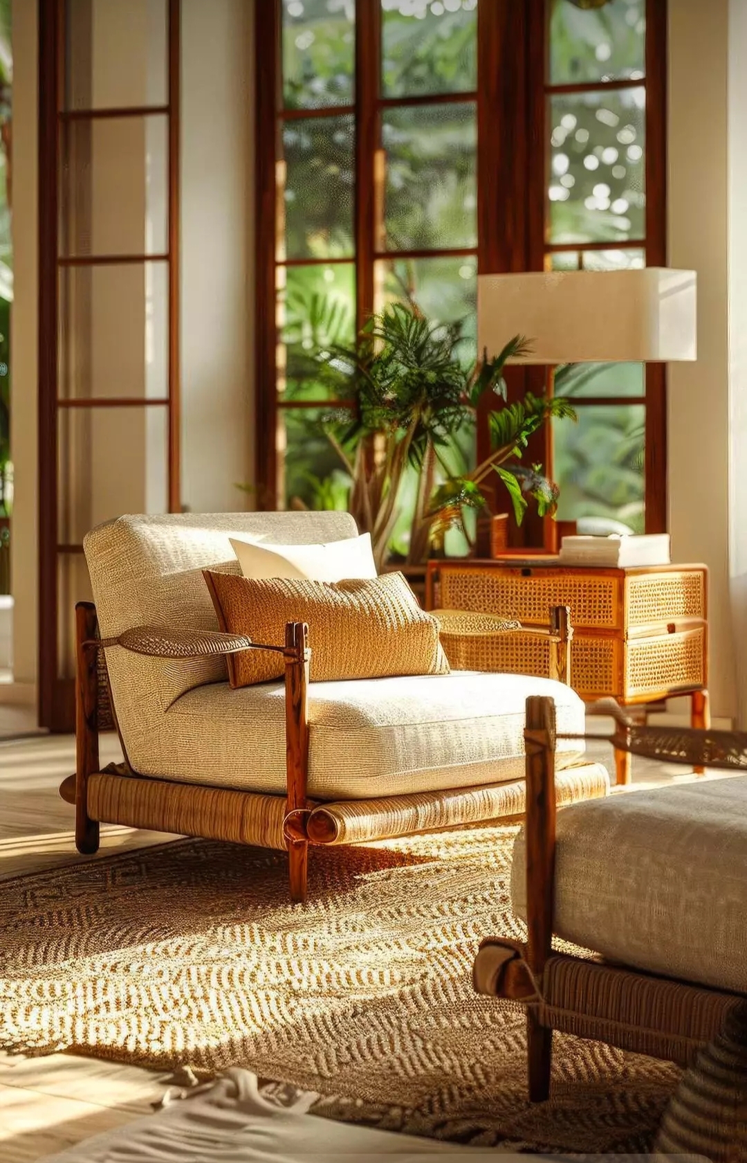 Free photo Exotic comfort, interior