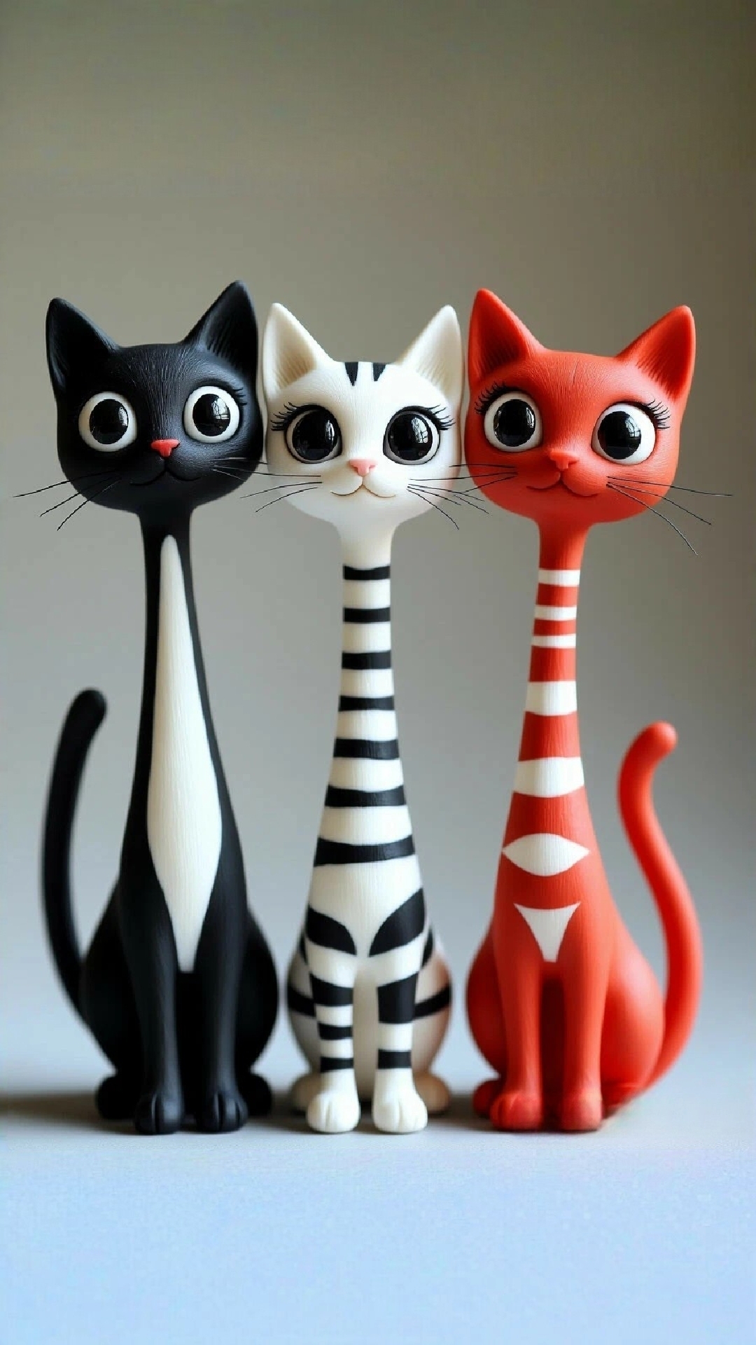 Wallpapers trio gray white on the desktop