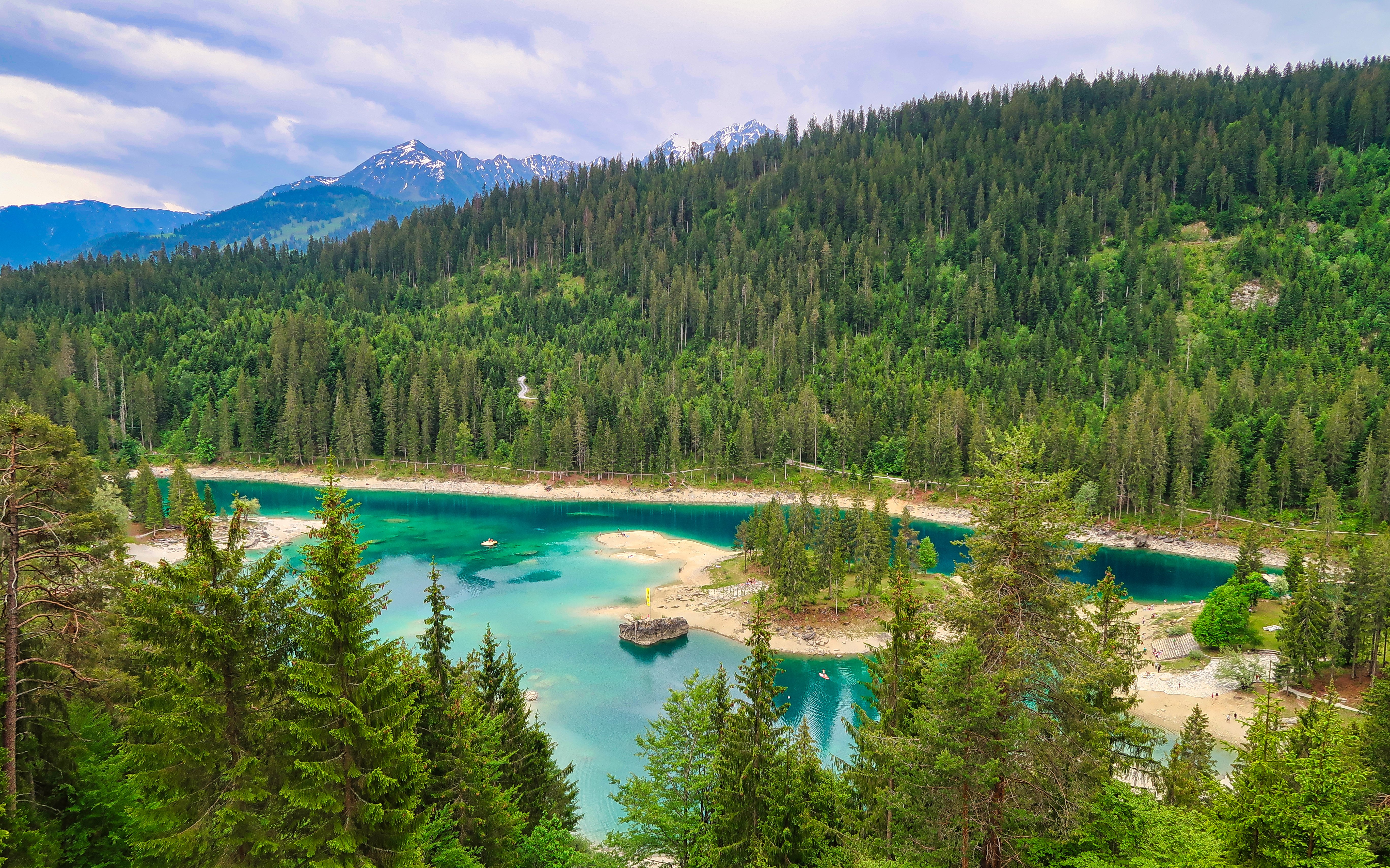 Wallpapers Blue Lake Switzerland lake on the desktop