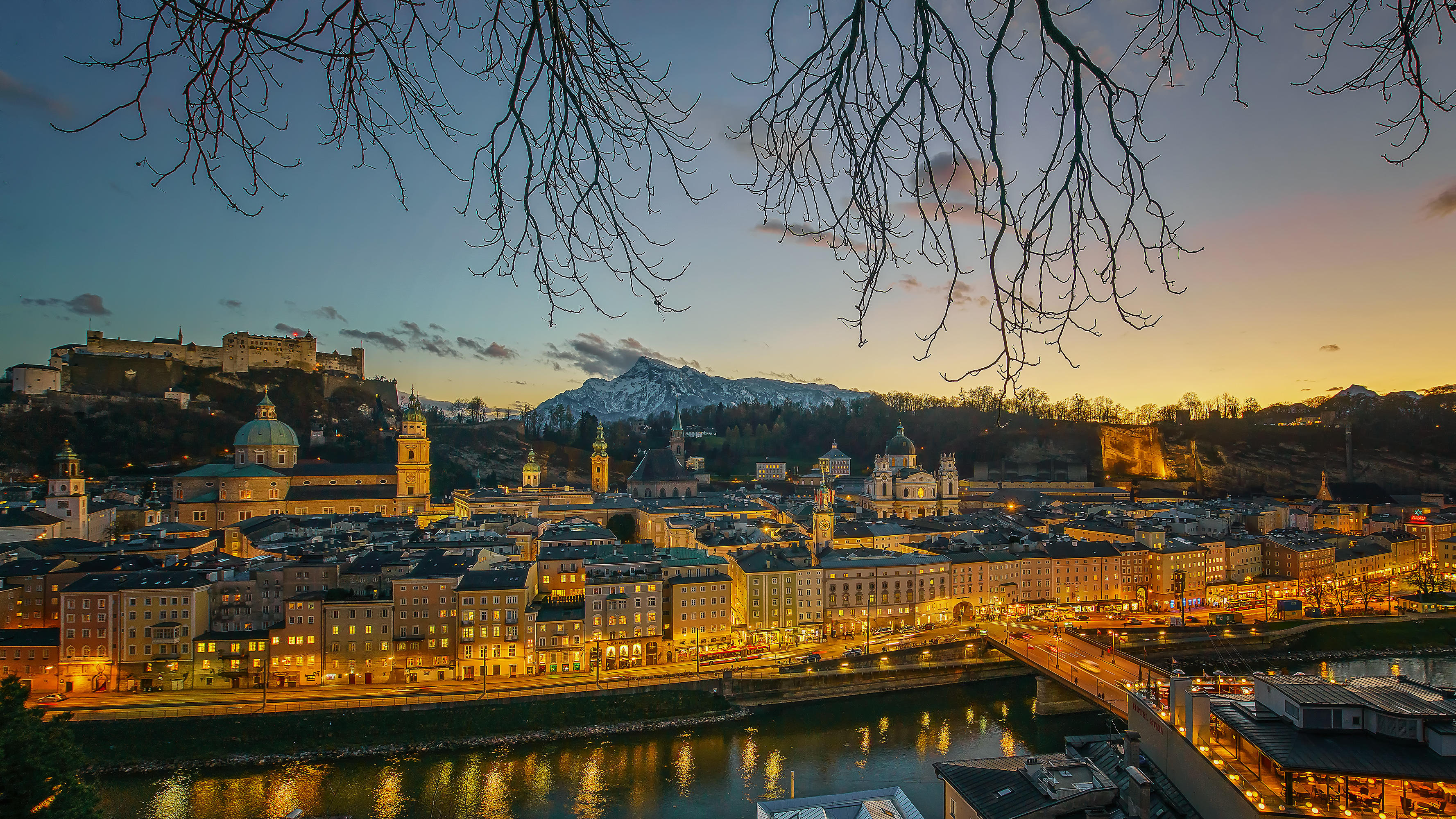 Wallpapers Salzburg houses buildings on the desktop